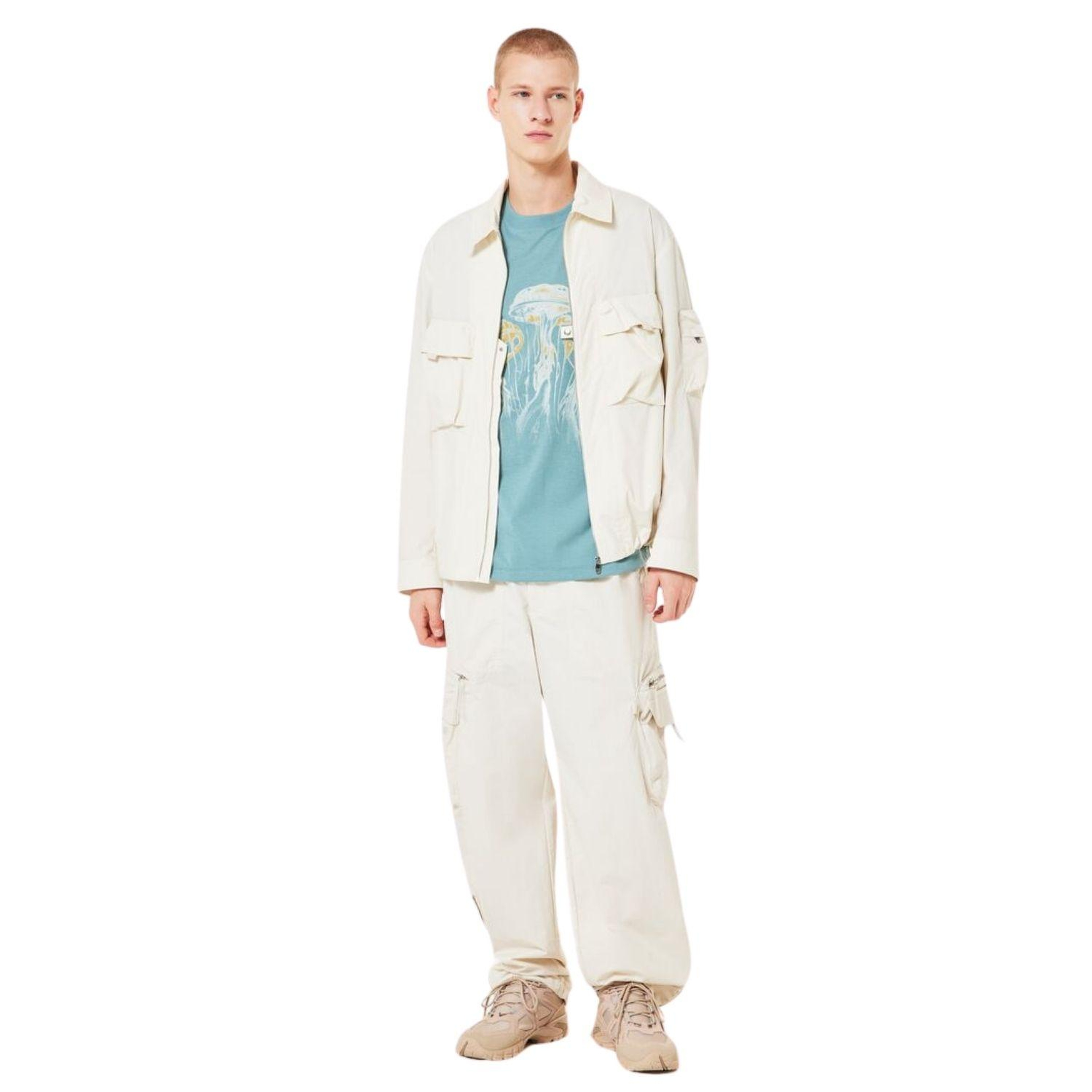 Oakley Jellyfish Erkek Mavi Tişört