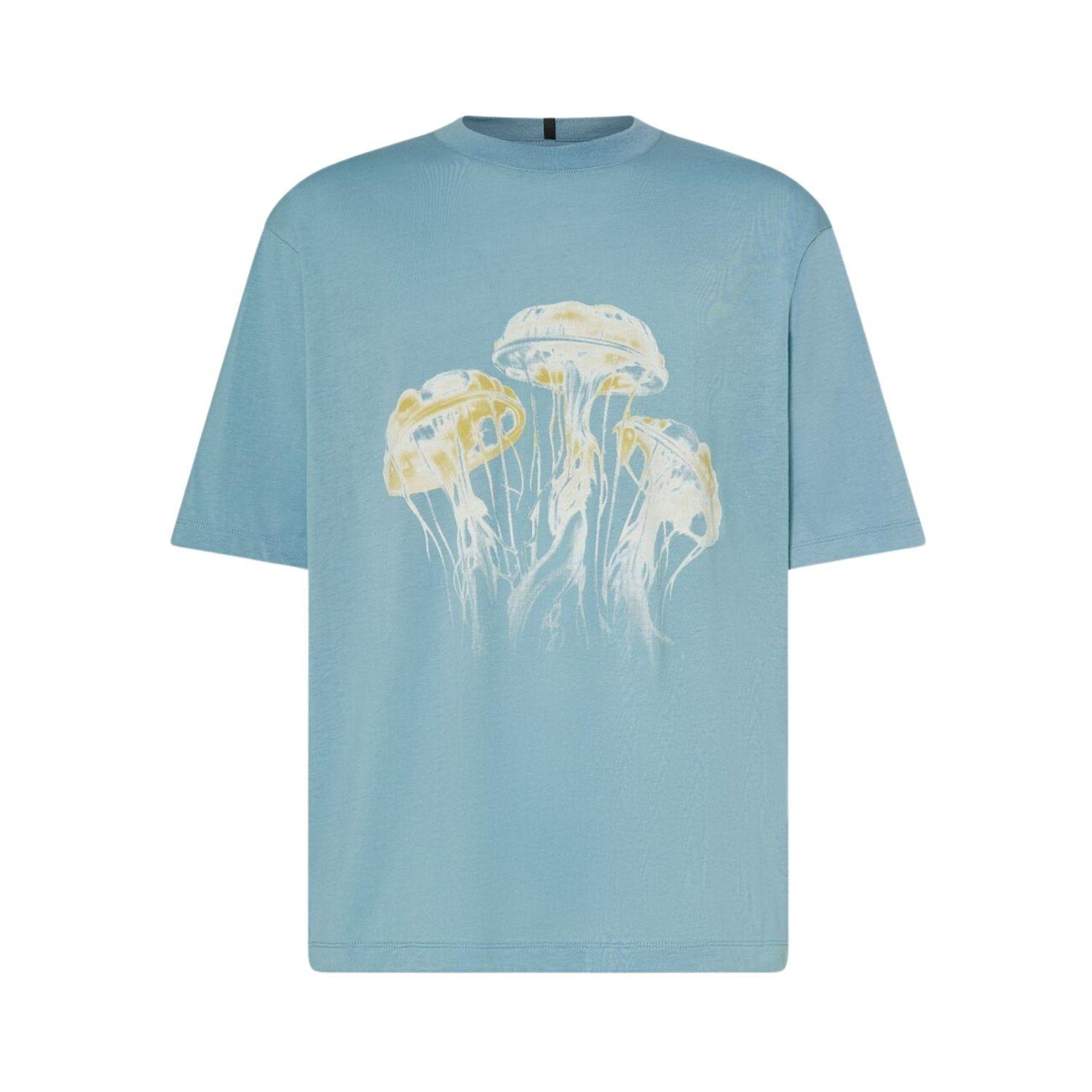 Oakley Jellyfish Erkek Mavi Tişört