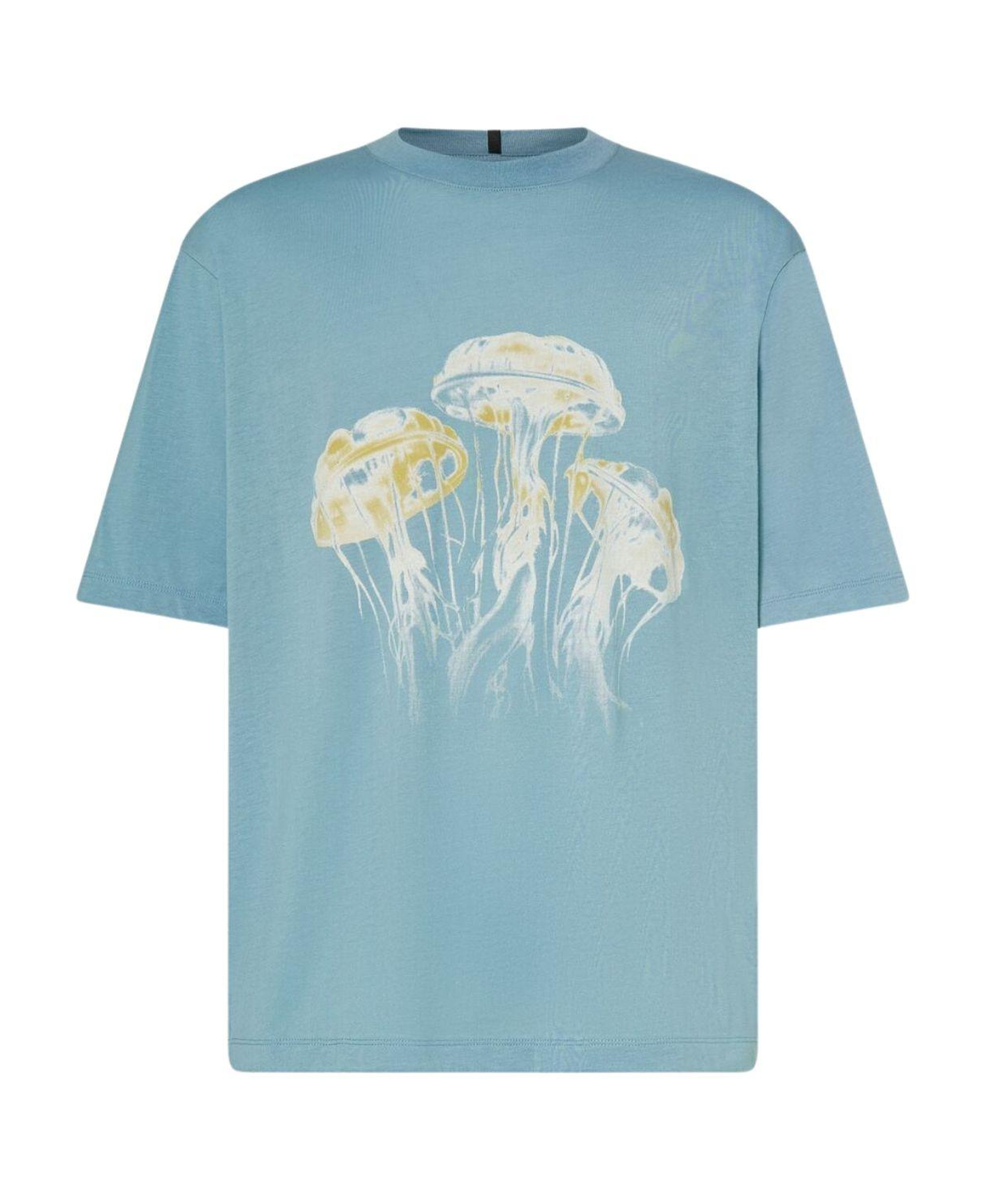 Oakley Jellyfish Erkek Mavi Tişört