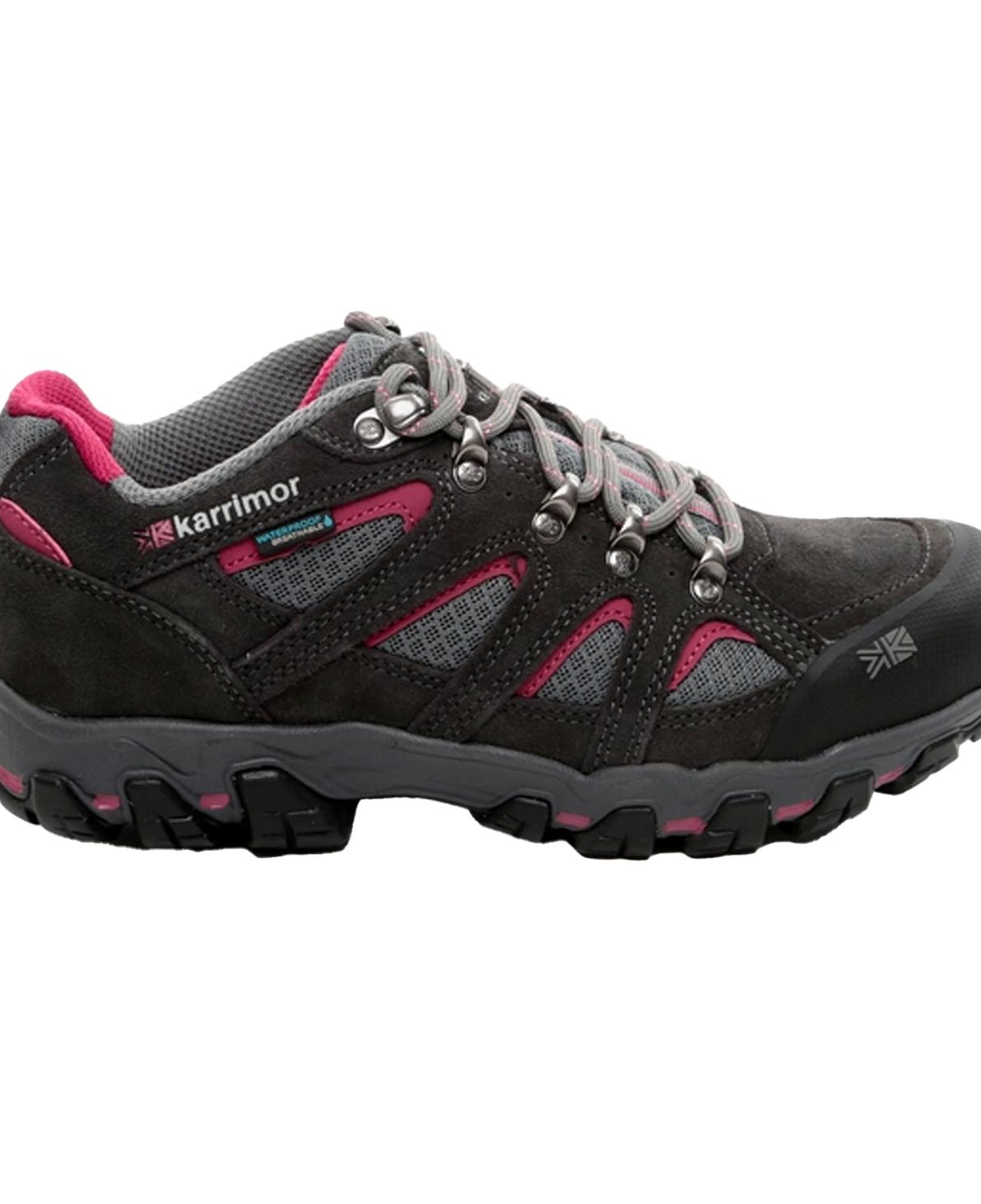 Karri̇mor Bodmin Low 5 Ladies Weathertite Dark Grey/cochineal Kadın Gri Outdoor Ayakkabı