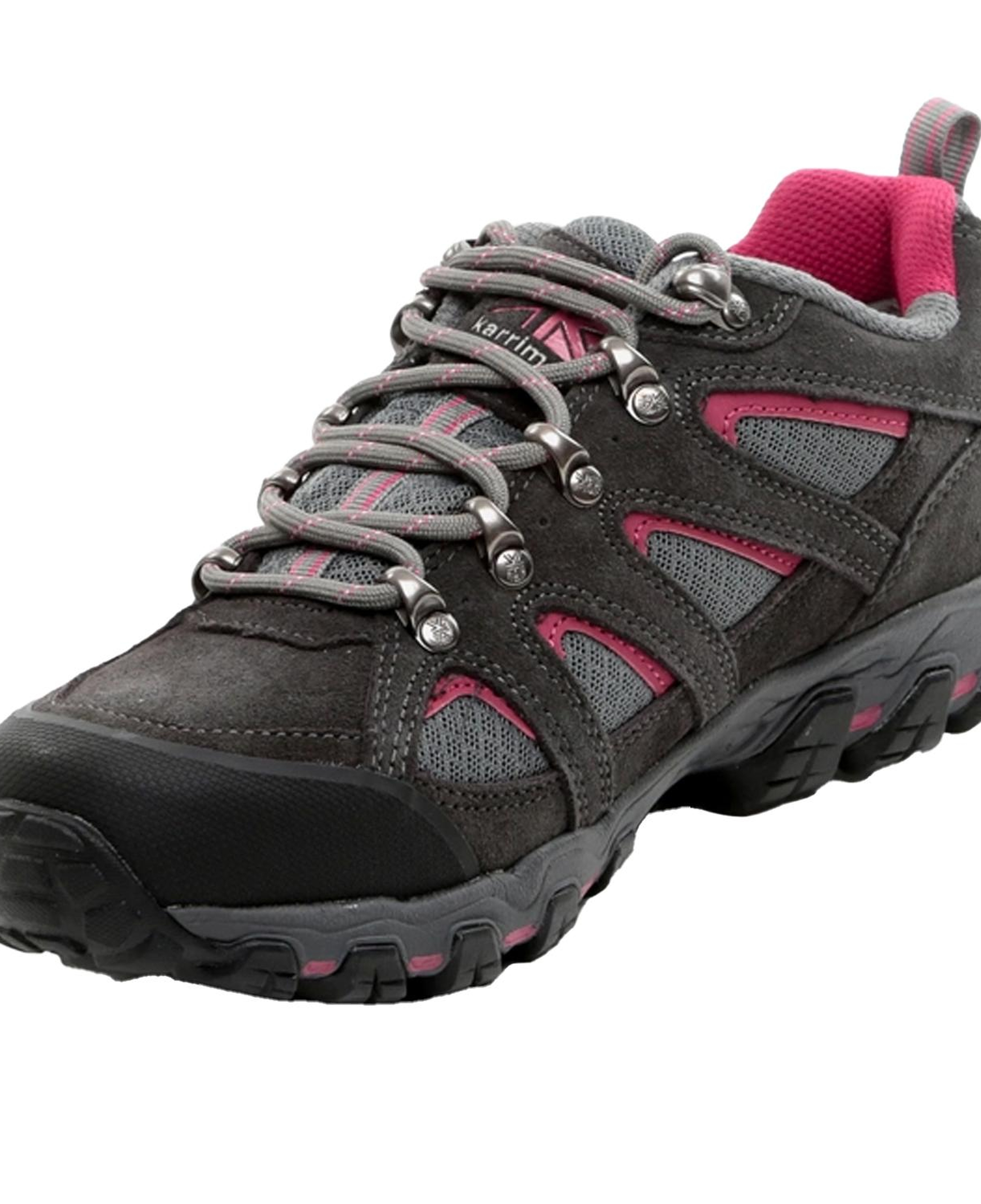 Karri̇mor Bodmin Low 5 Ladies Weathertite Dark Grey/cochineal Kadın Gri Outdoor Ayakkabı