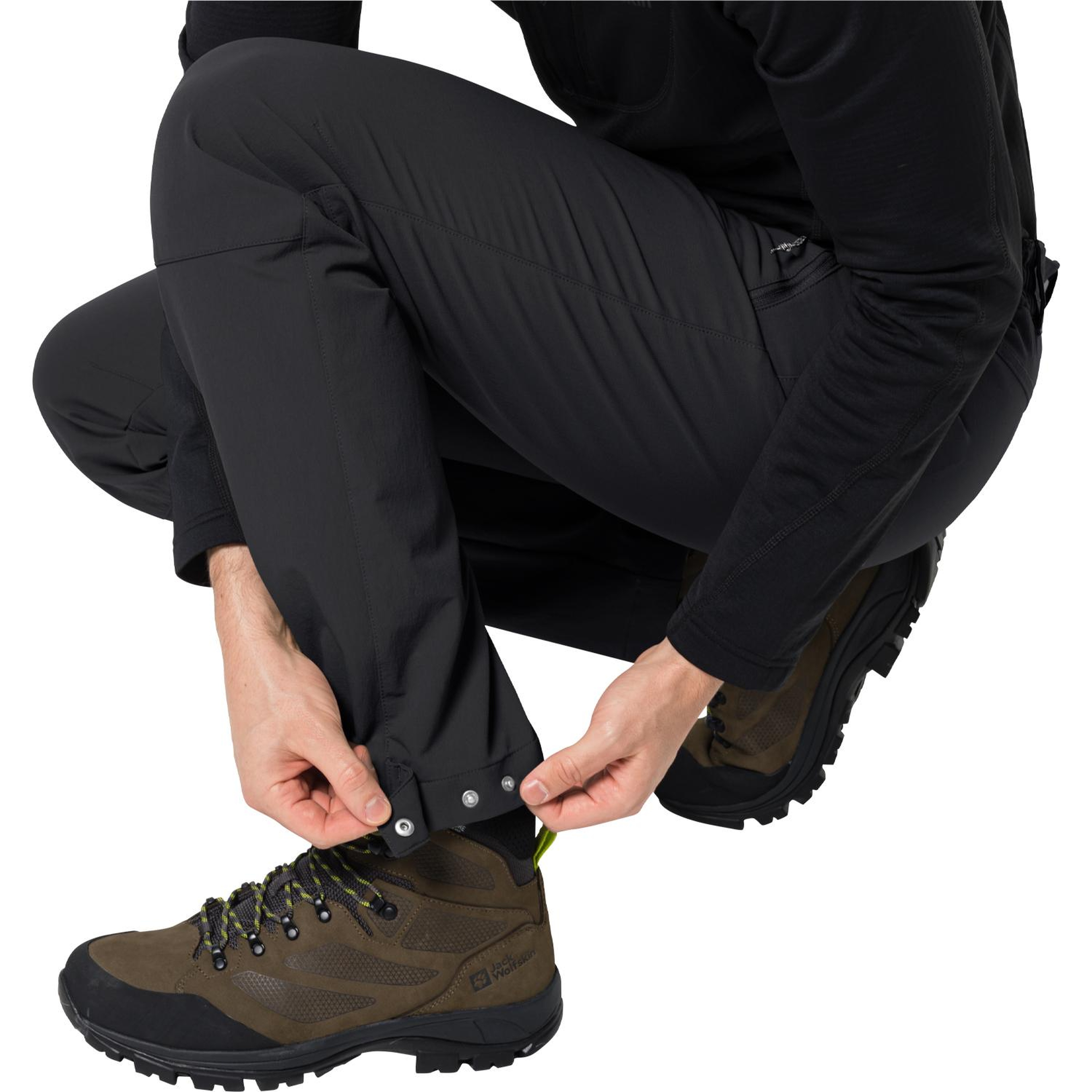 Jack Wolfskin Activate Xt Erkek Siyah Outdoor Pantolonu