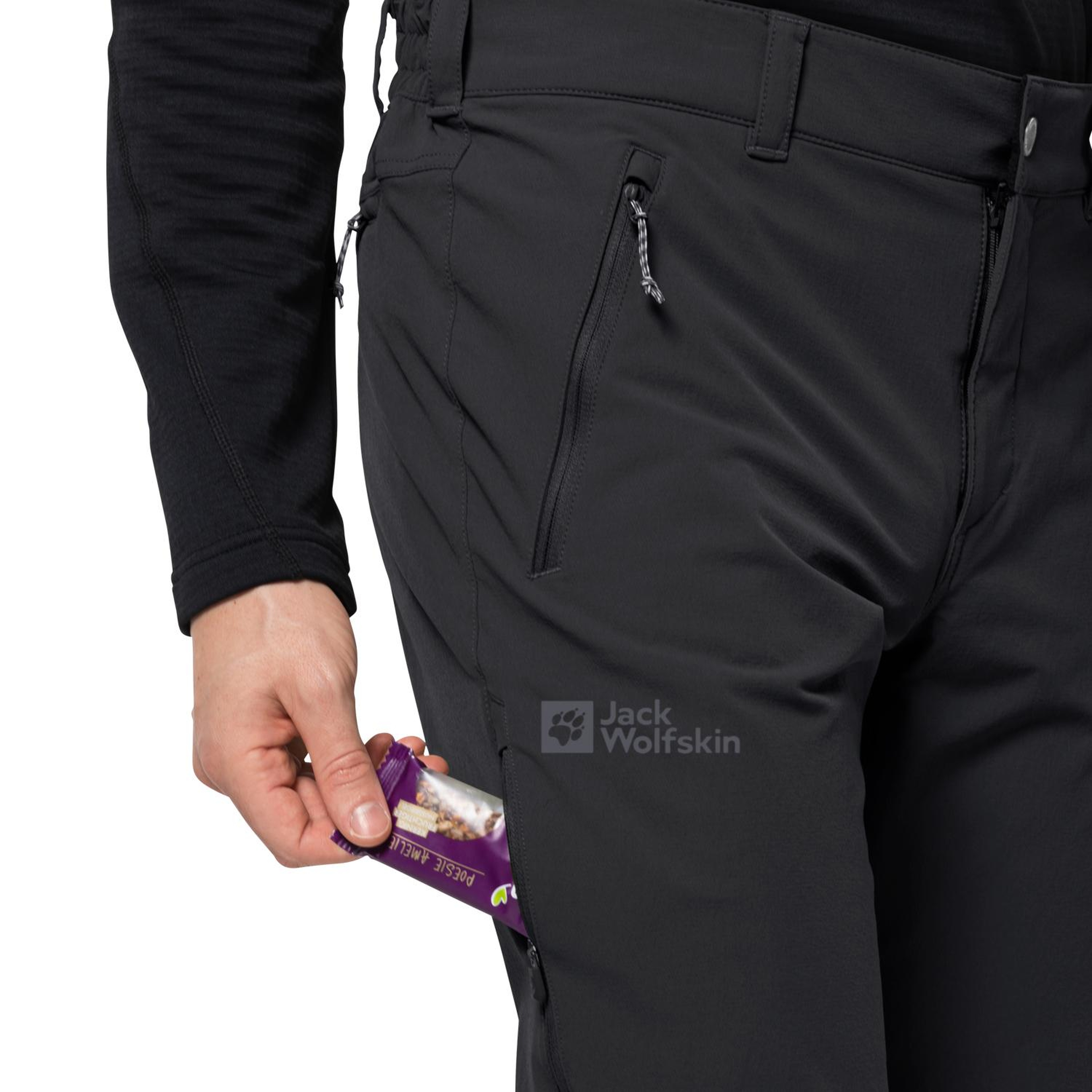 Jack Wolfskin Activate Xt Erkek Siyah Outdoor Pantolonu