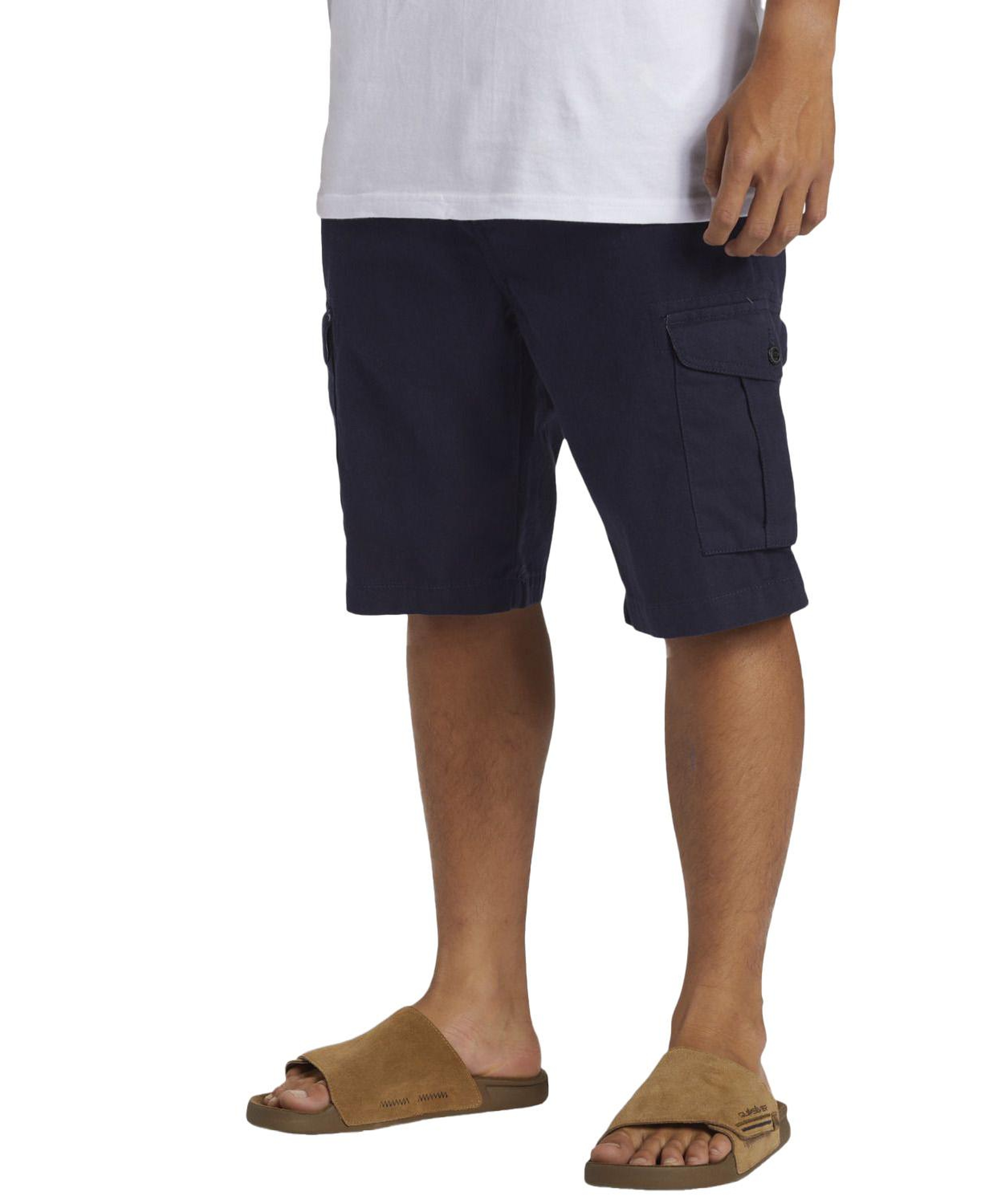 Quiksilver Crucial Battle Cargo Erkek Mavi Walkshort