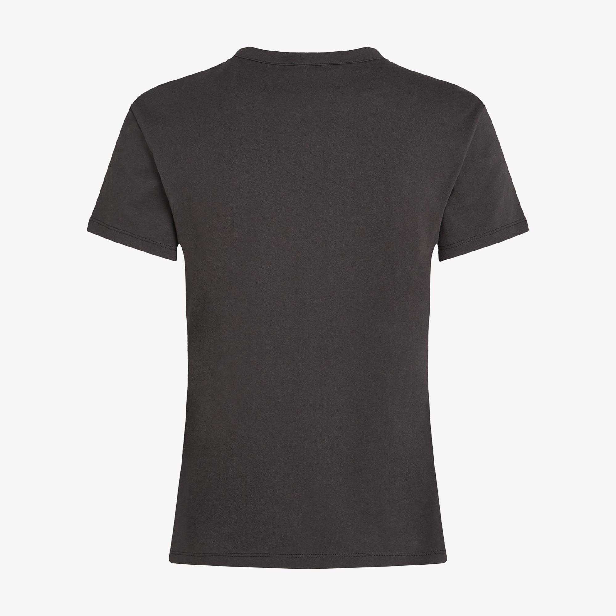 Calvin Klein Graphic Slim Kadın Siyah T-Shirt