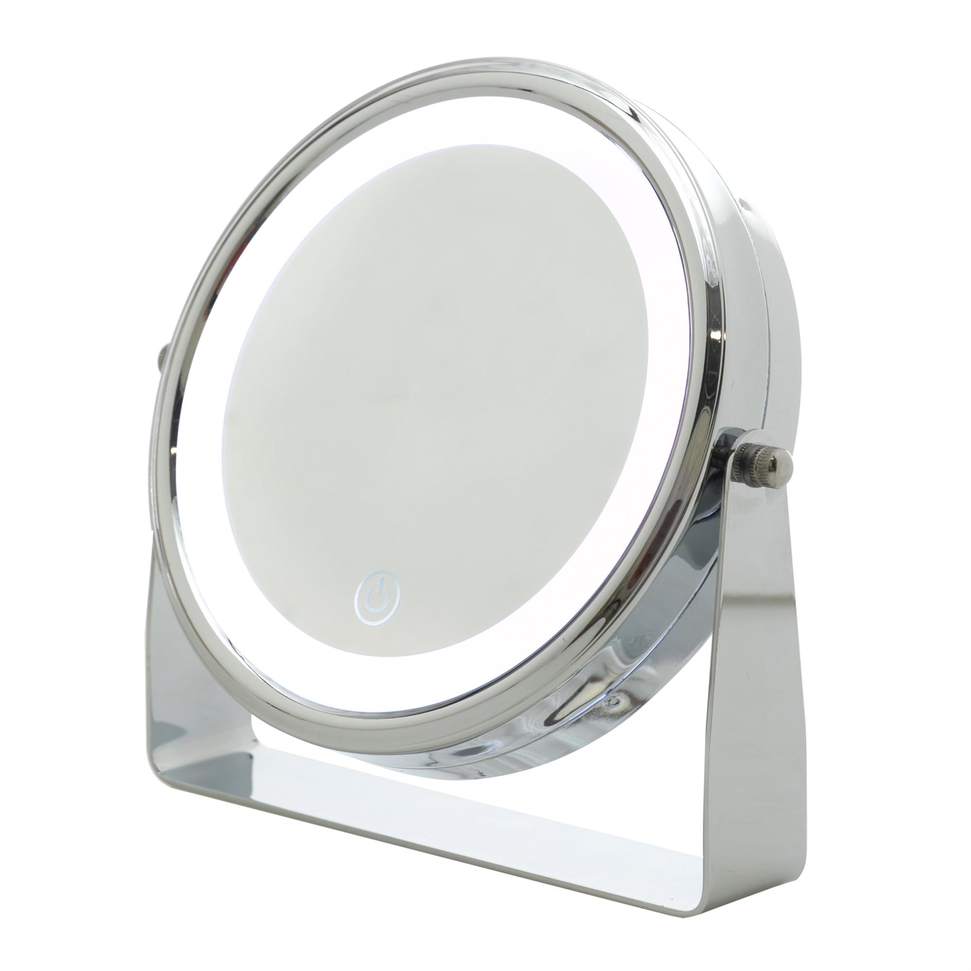 BOHO AYDINLATMALI BÜYÜTEÇLİ AYNA