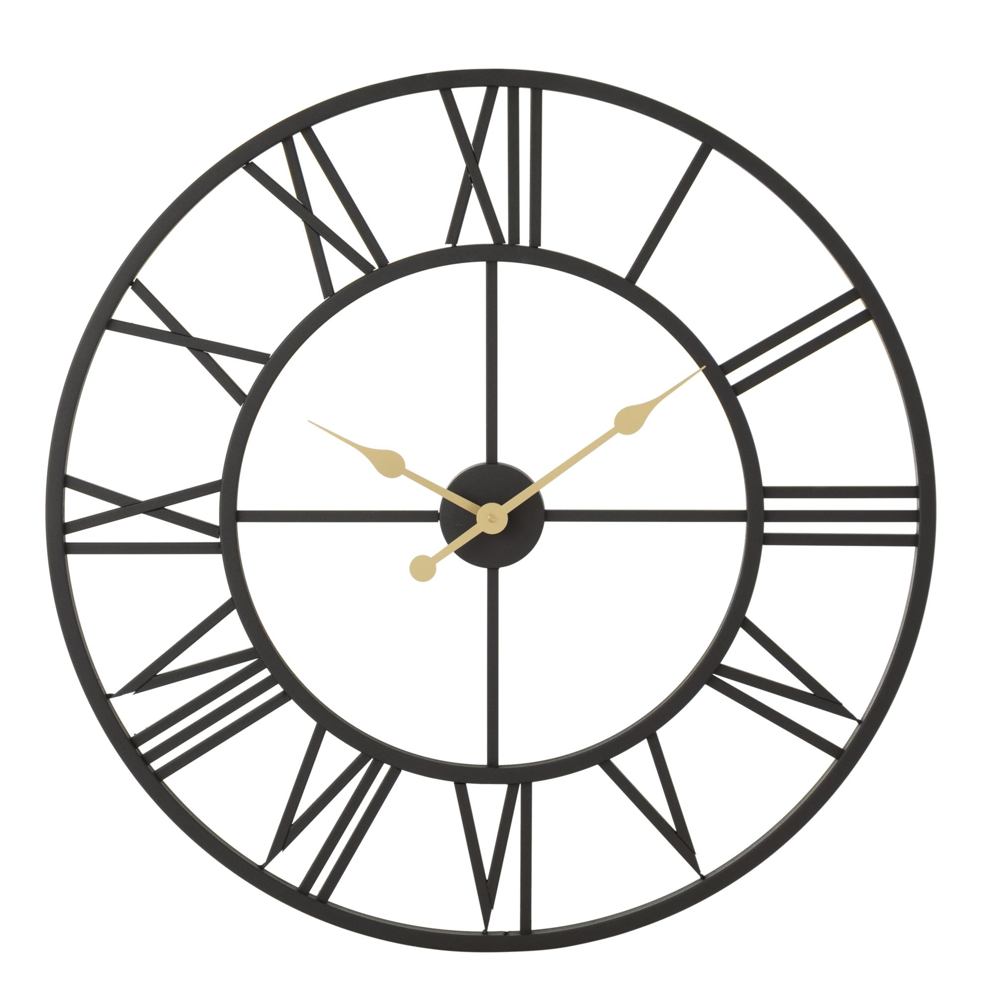 HOLMBERG BLACK DUVAR SAATİ 76CM