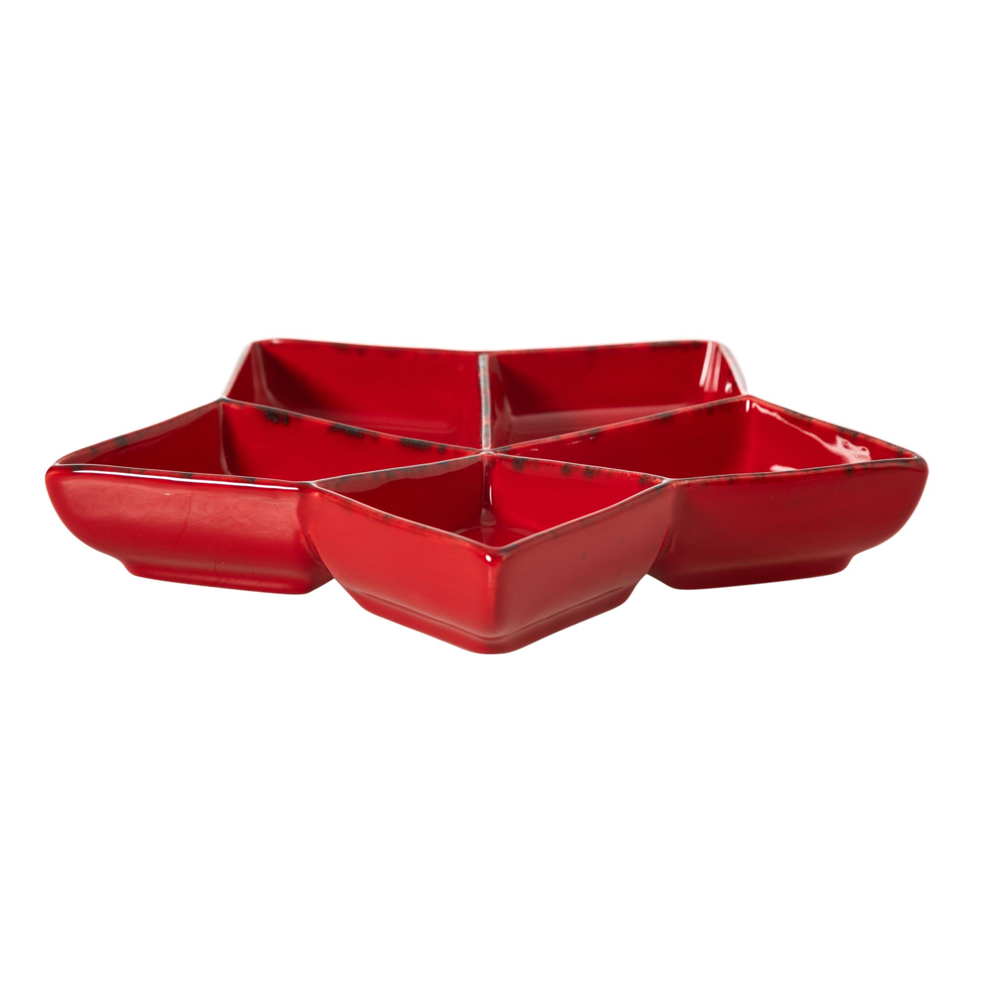 STAR BÖLMELİ SUNUM TABAĞI 27CM