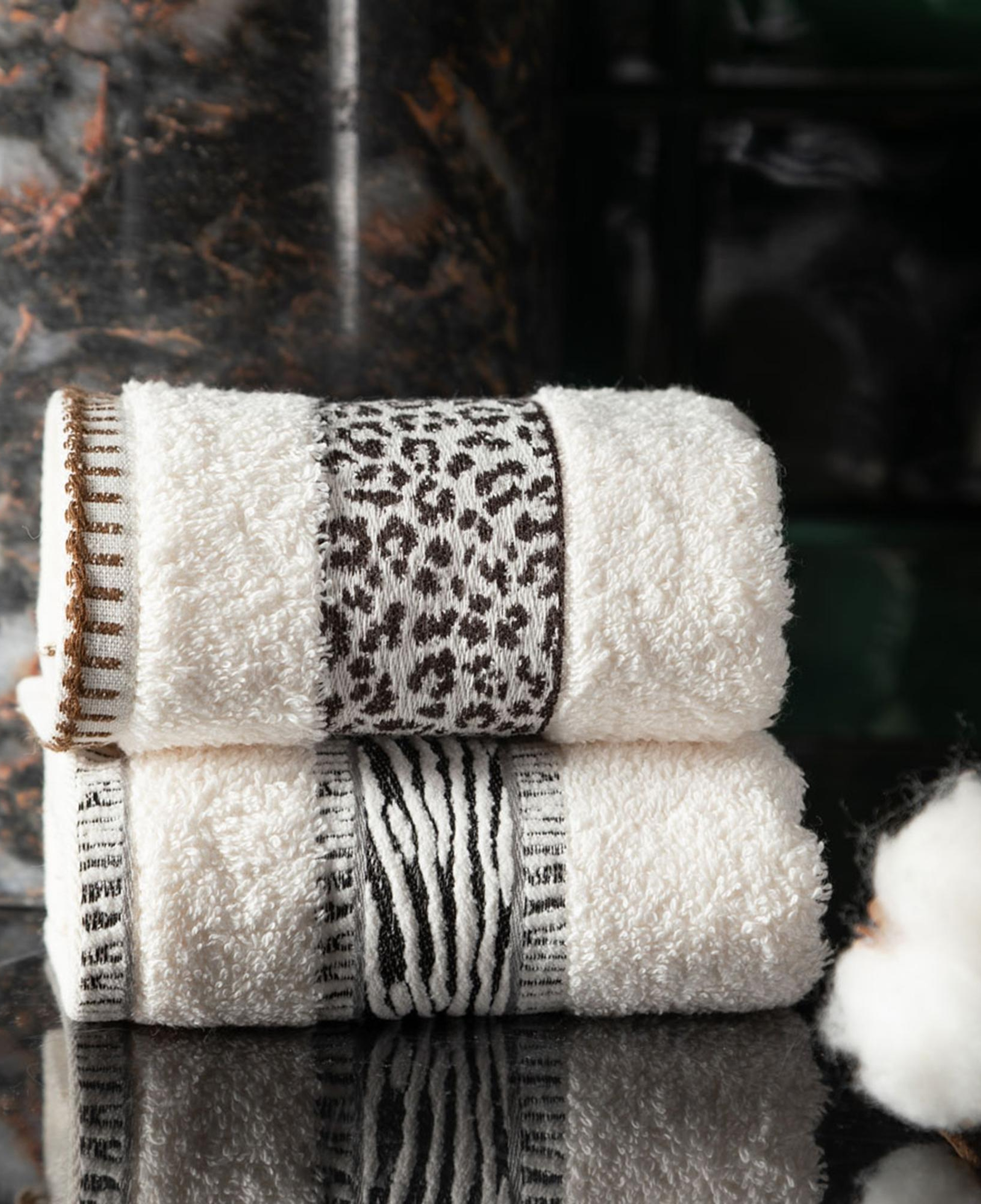 PENELOPE ZEBRA YÜZ HAVLUSU 50X80