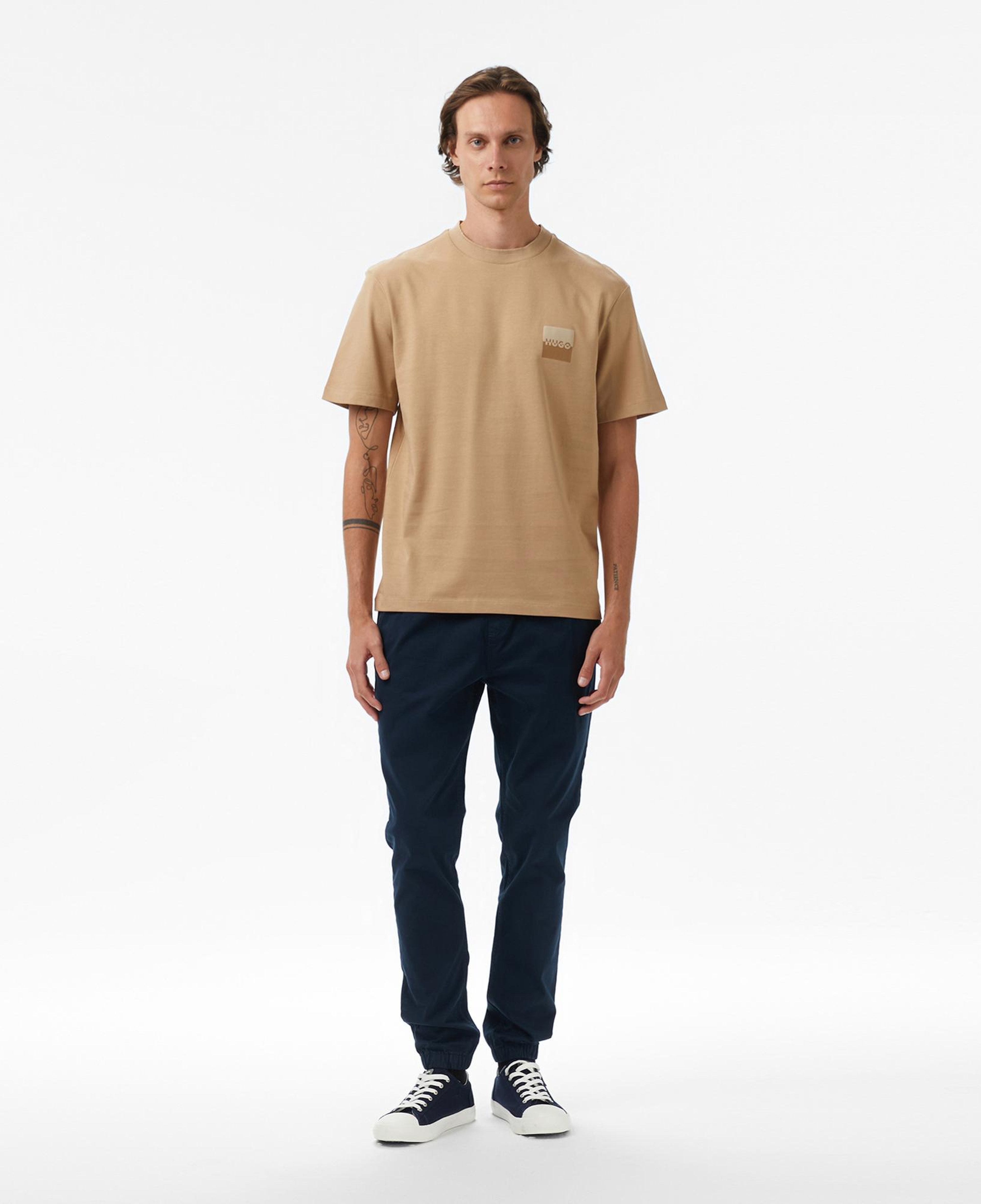 Hugo Dusplito Erkek Bej T-Shirt