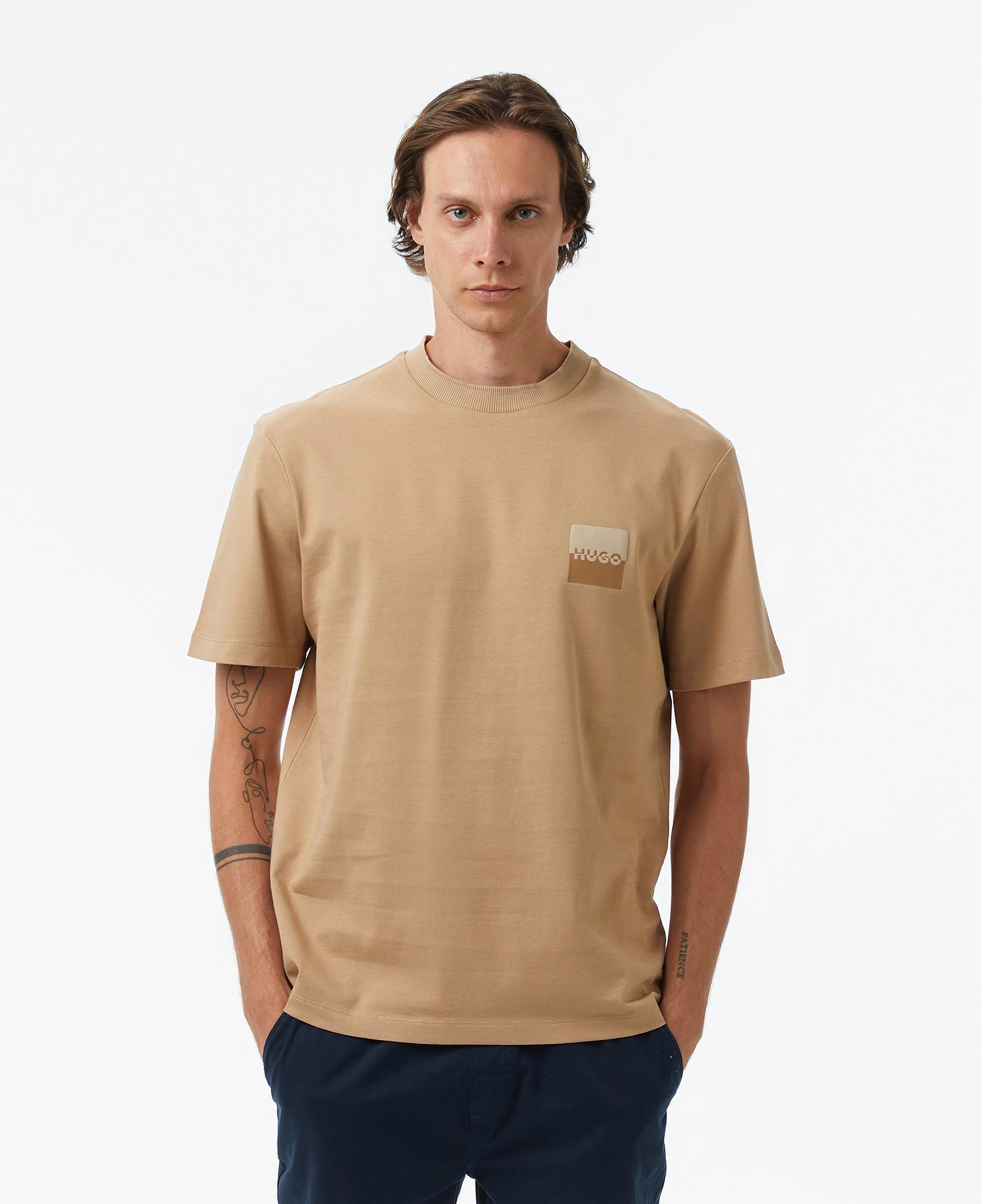 Hugo Dusplito Erkek Bej T-Shirt