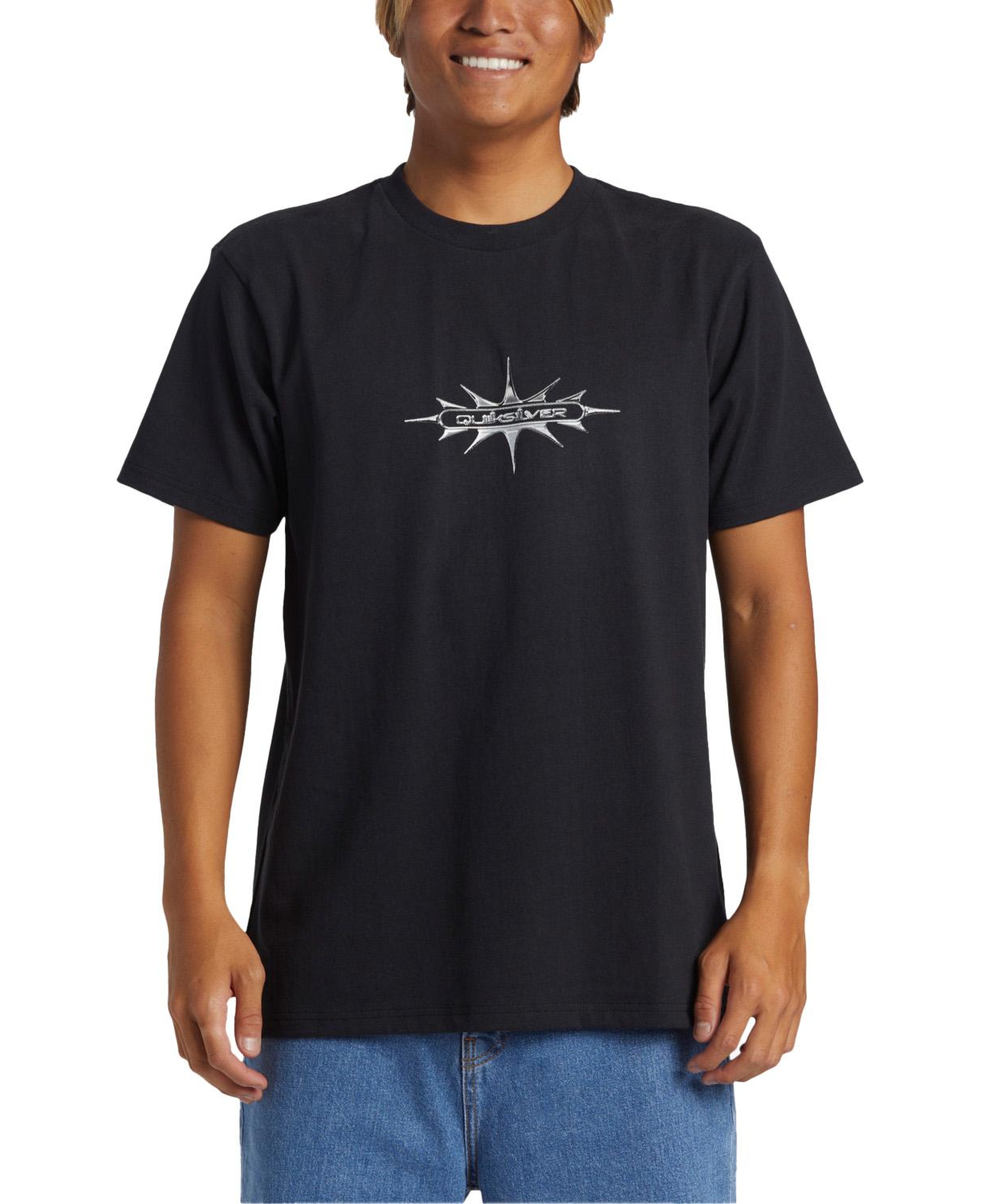 Quiksilver Thorn Badge Stn Erkek Siyah Tişört