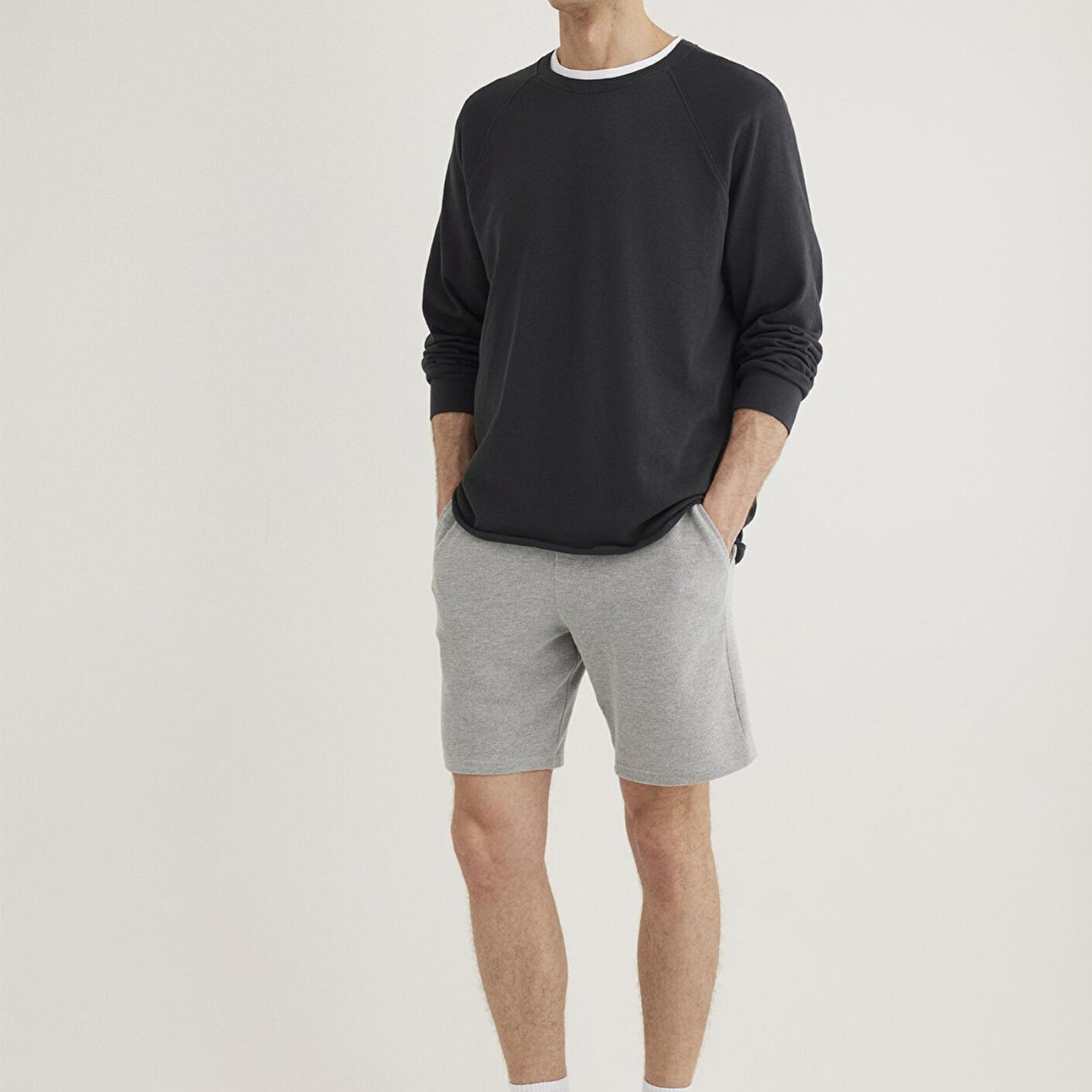 Mavi Gri Basic Şort 066694-33396