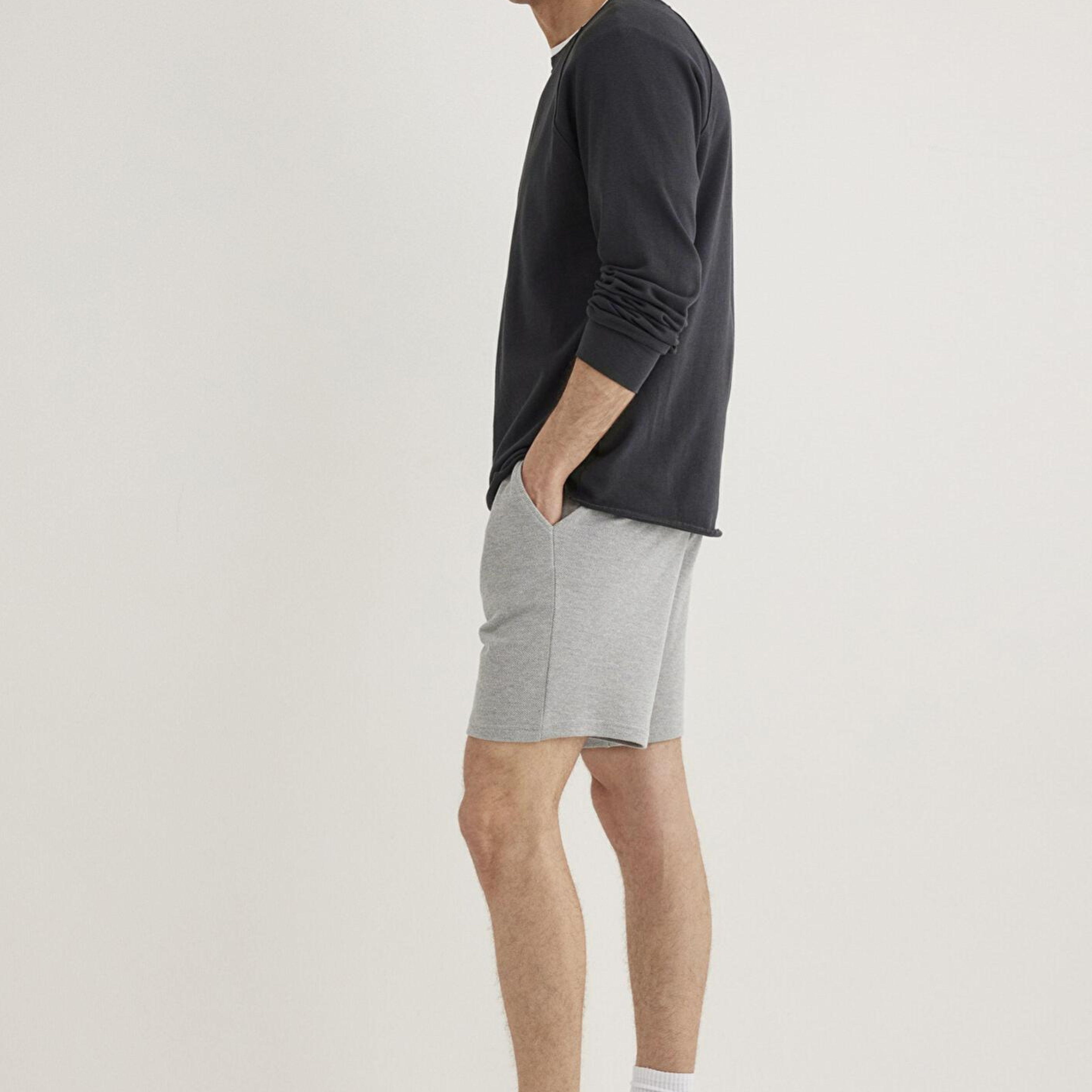 Mavi Gri Basic Şort 066694-33396