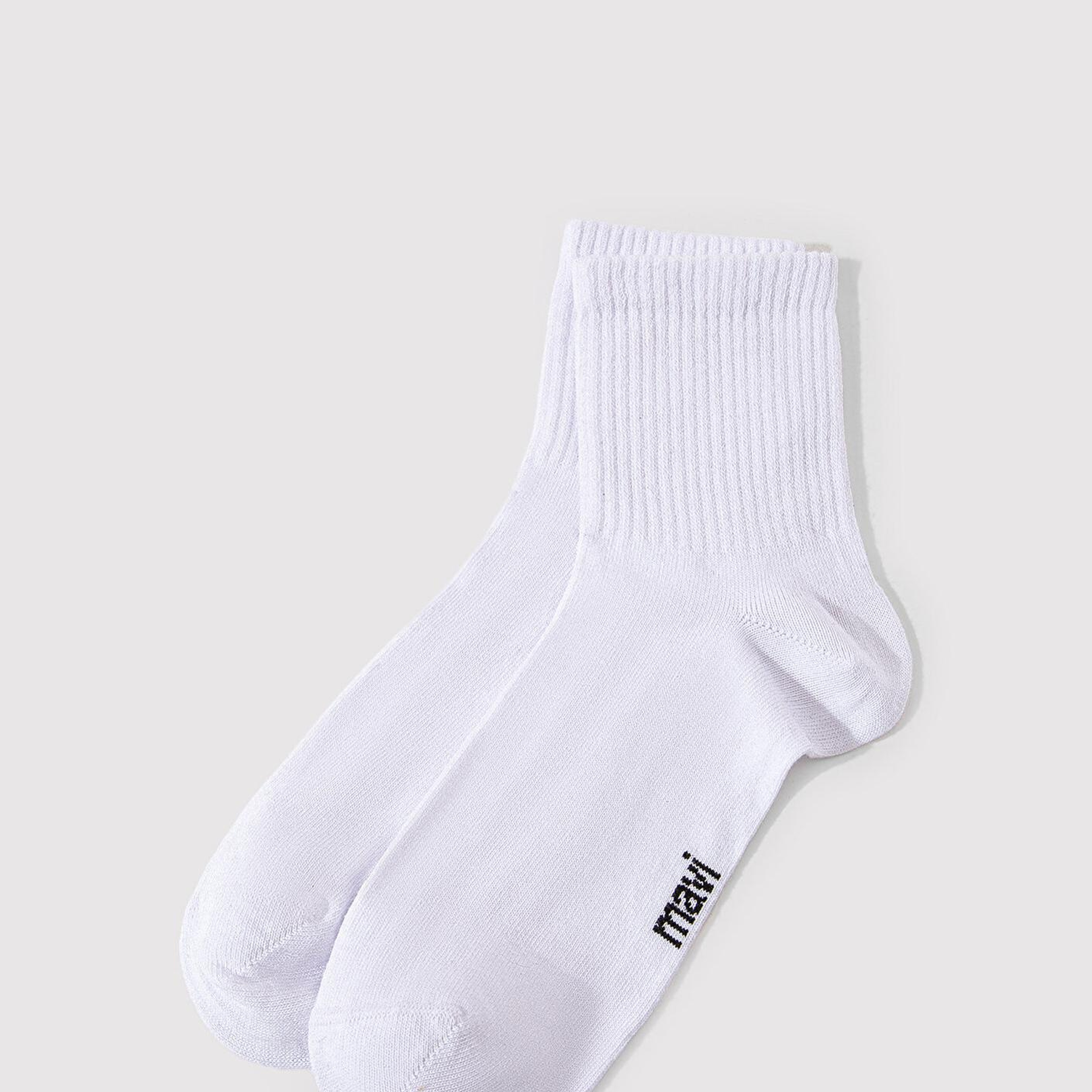 Mavi Beyaz Soket Çorap 092625-620