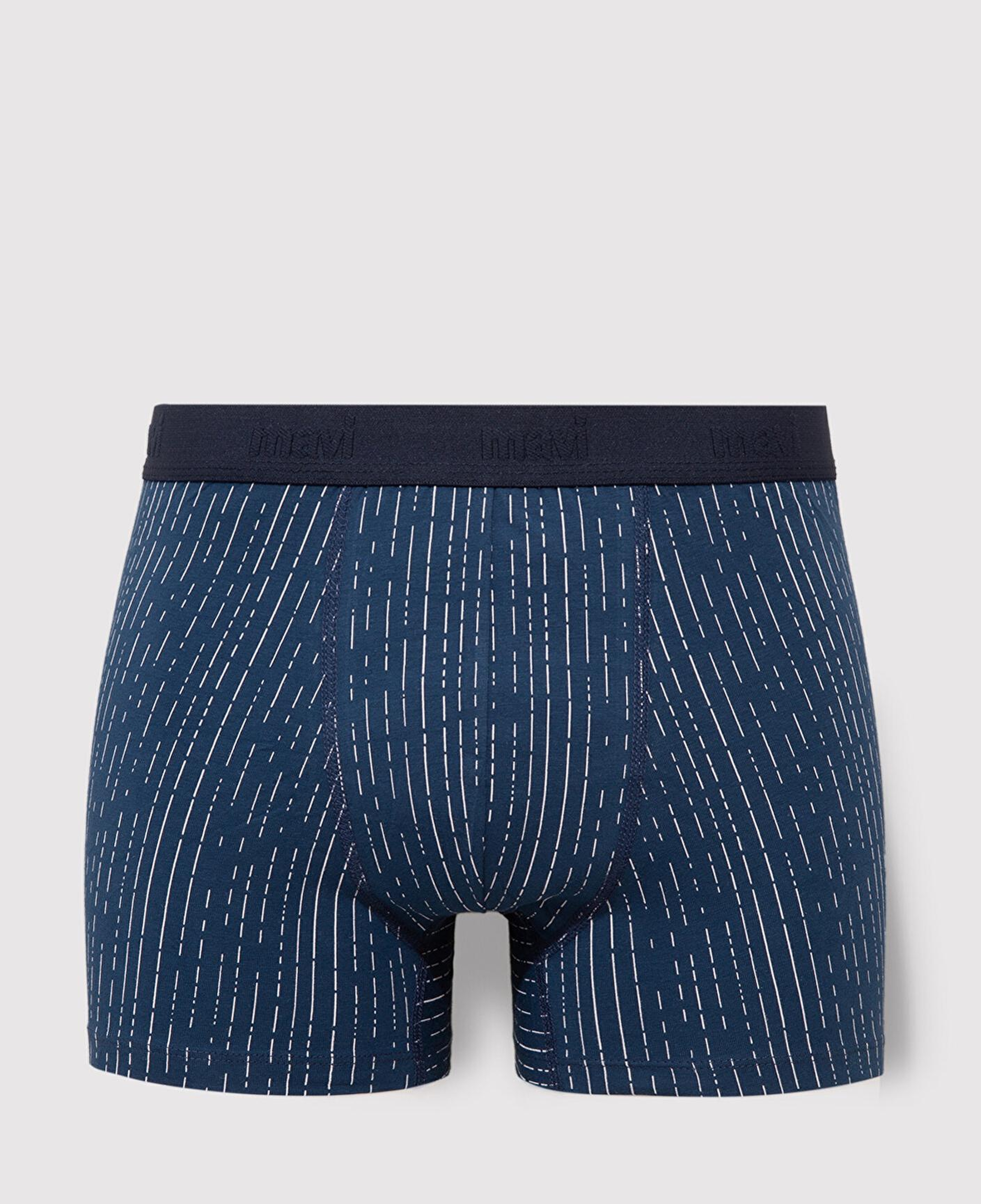 Mavi Çizgili Lacivert Boxer 092662-34340
