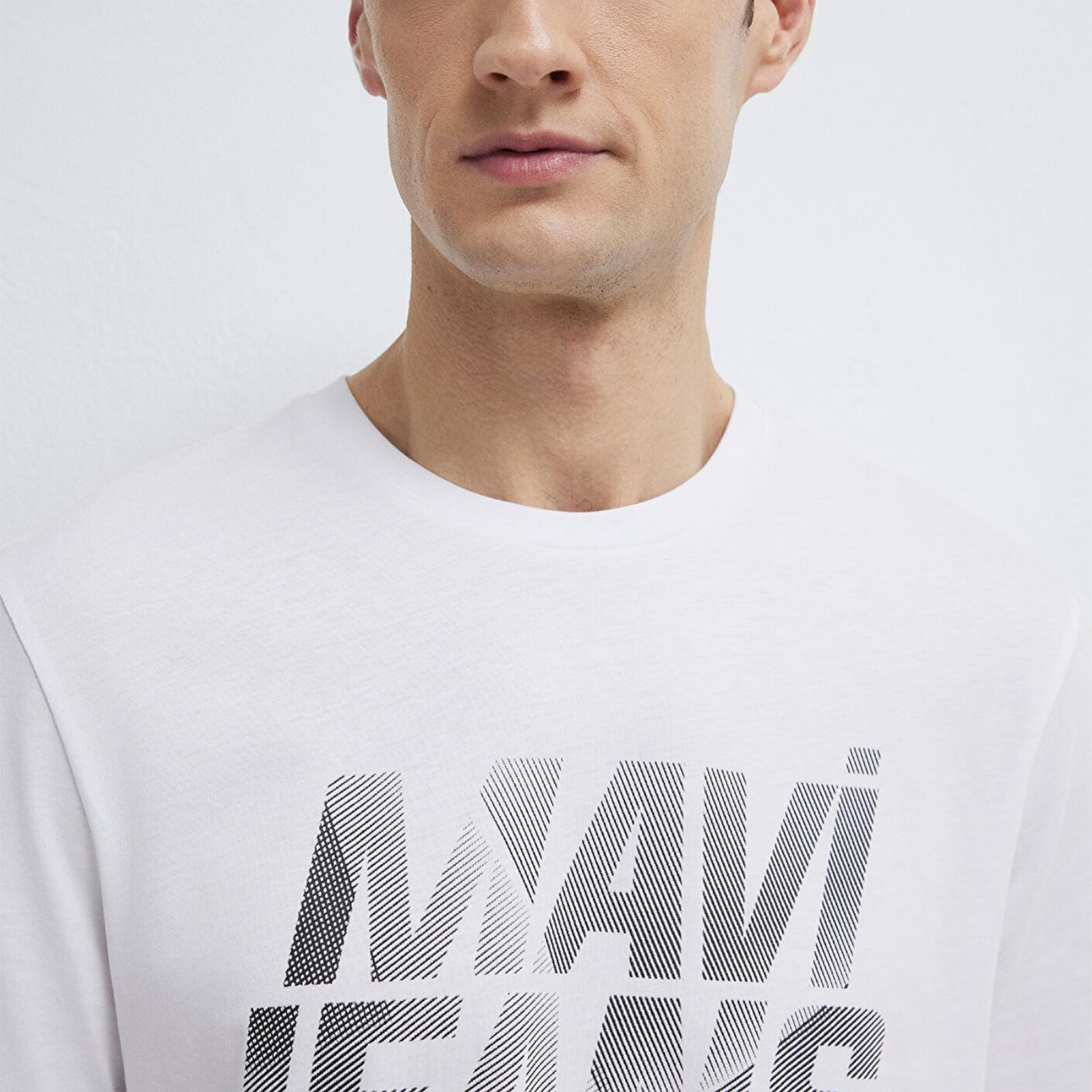 Mavi Mavi Jeans Baskılı Beyaz Tişört Regular Fit / Normal Kesim 0610260-620