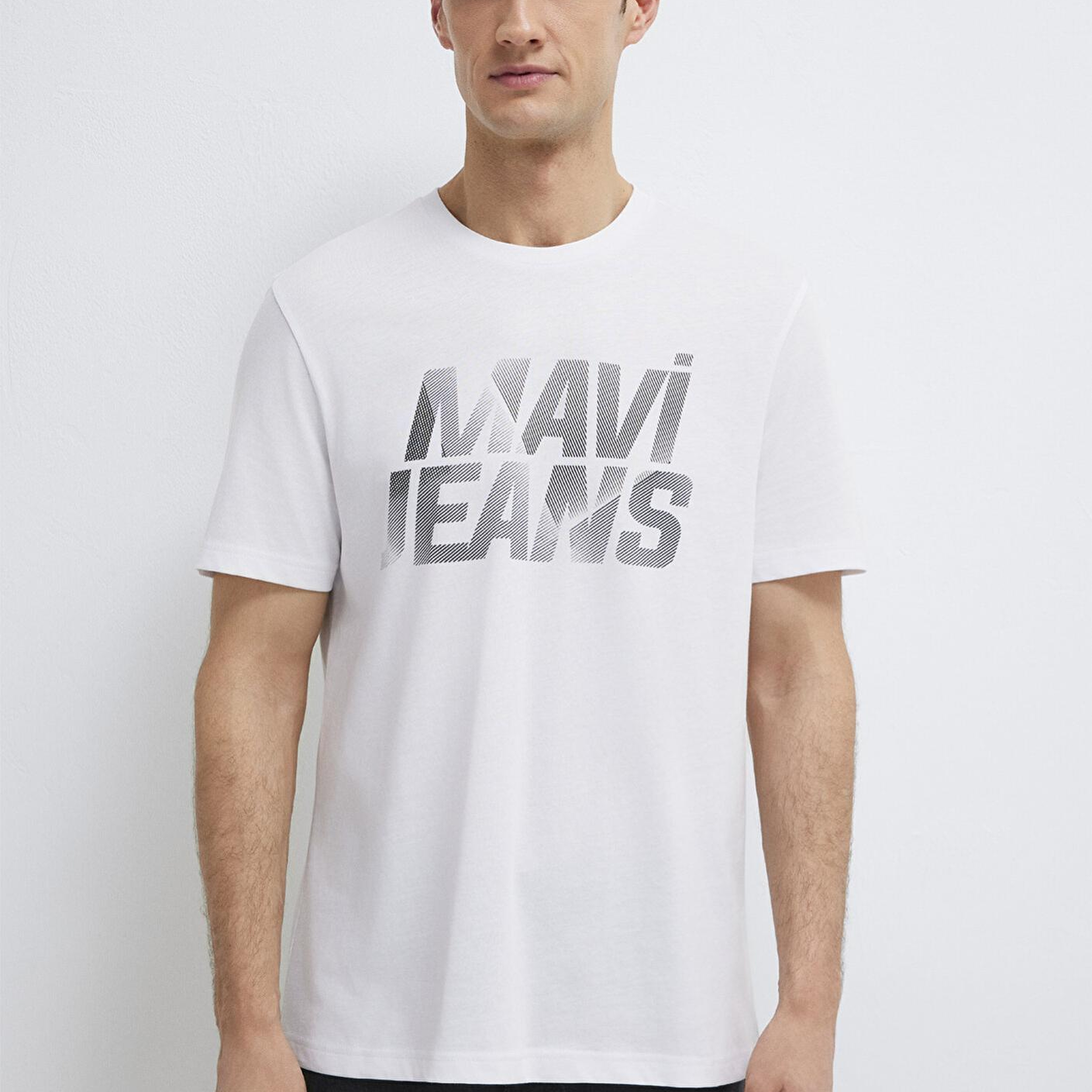 Mavi Mavi Jeans Baskılı Beyaz Tişört Regular Fit / Normal Kesim 0610260-620