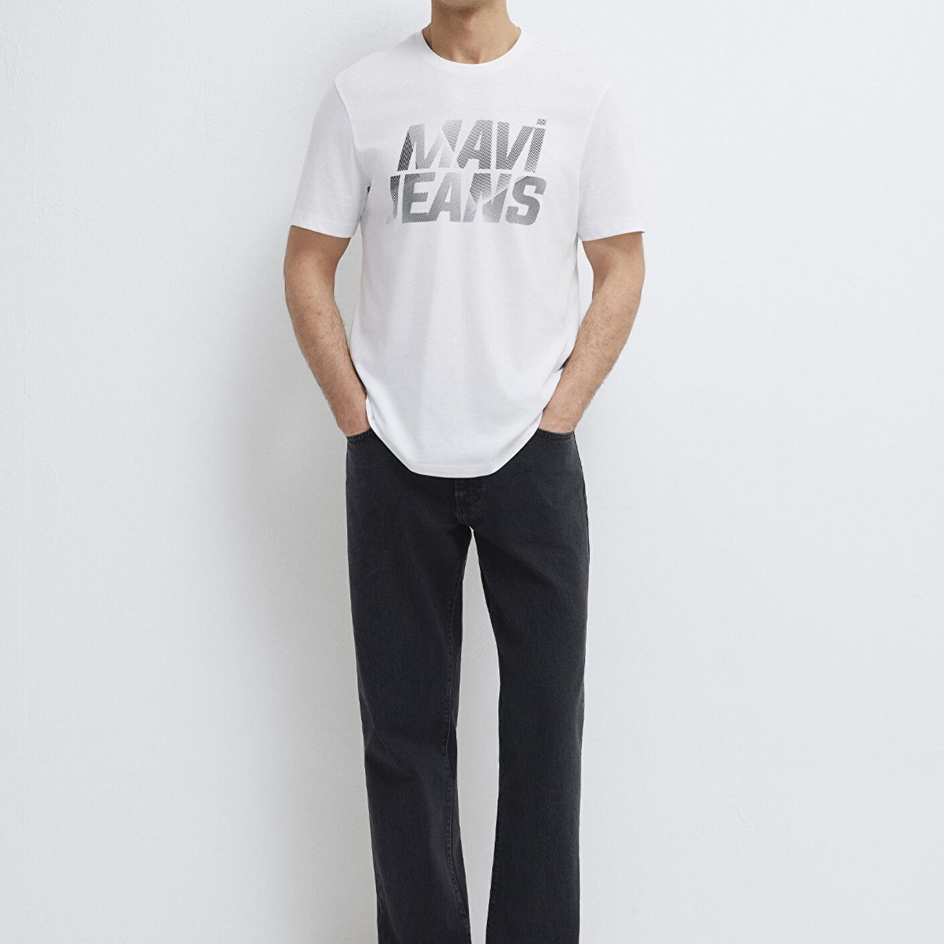 Mavi Mavi Jeans Baskılı Beyaz Tişört Regular Fit / Normal Kesim 0610260-620