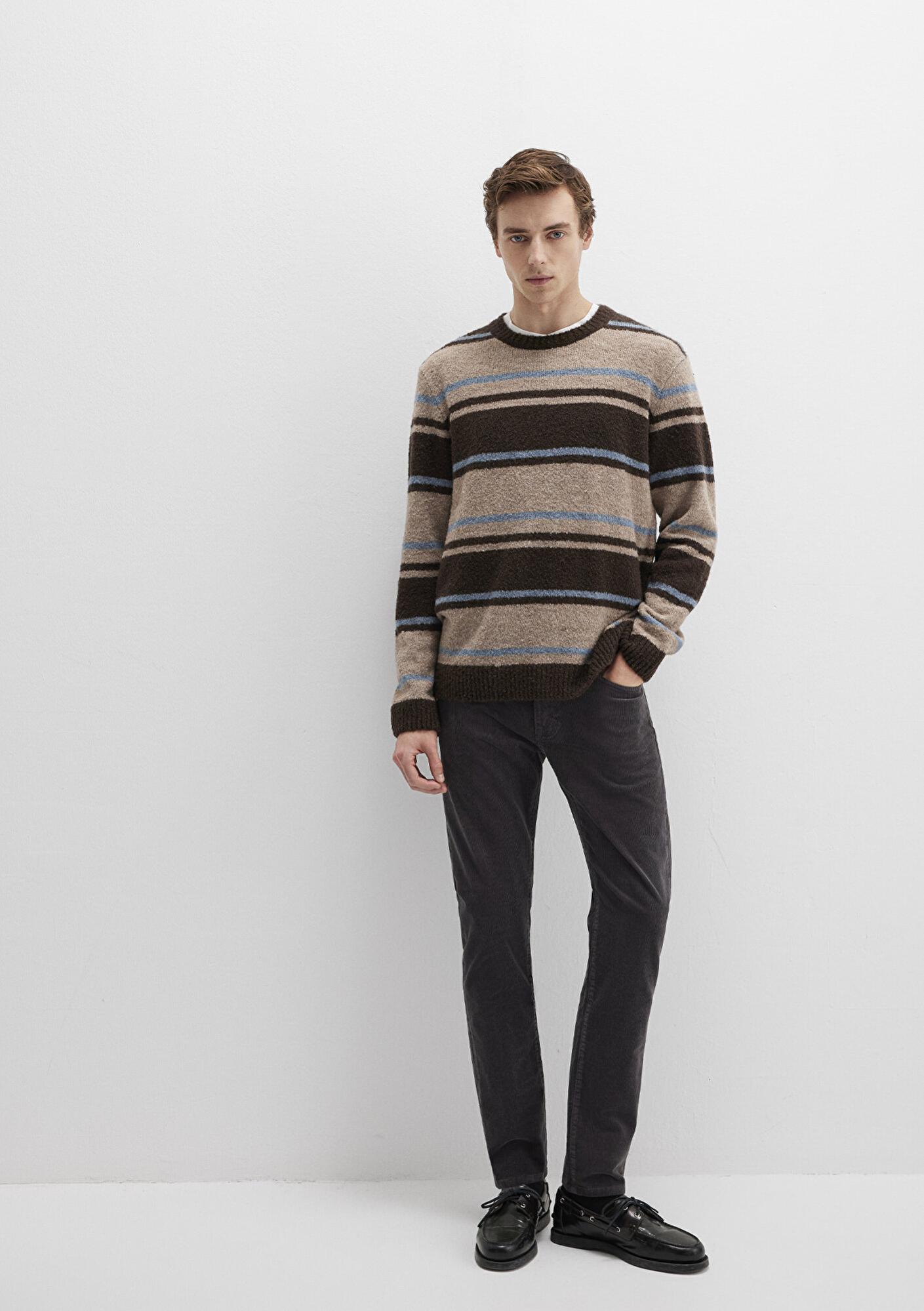 Mavi Marcus Koyu Gri Kadife Pantolon 0035182643