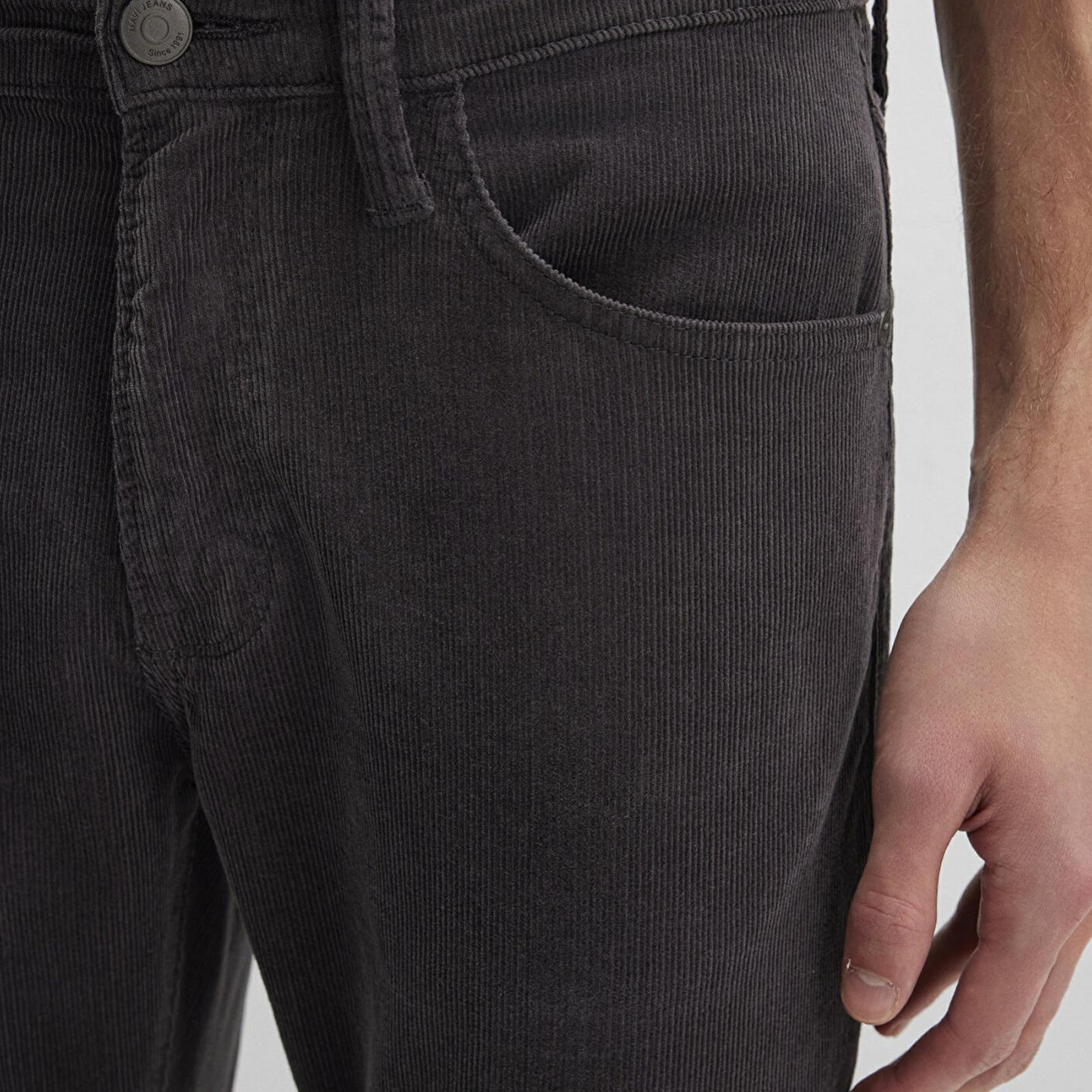 Mavi Marcus Koyu Gri Kadife Pantolon 0035182643