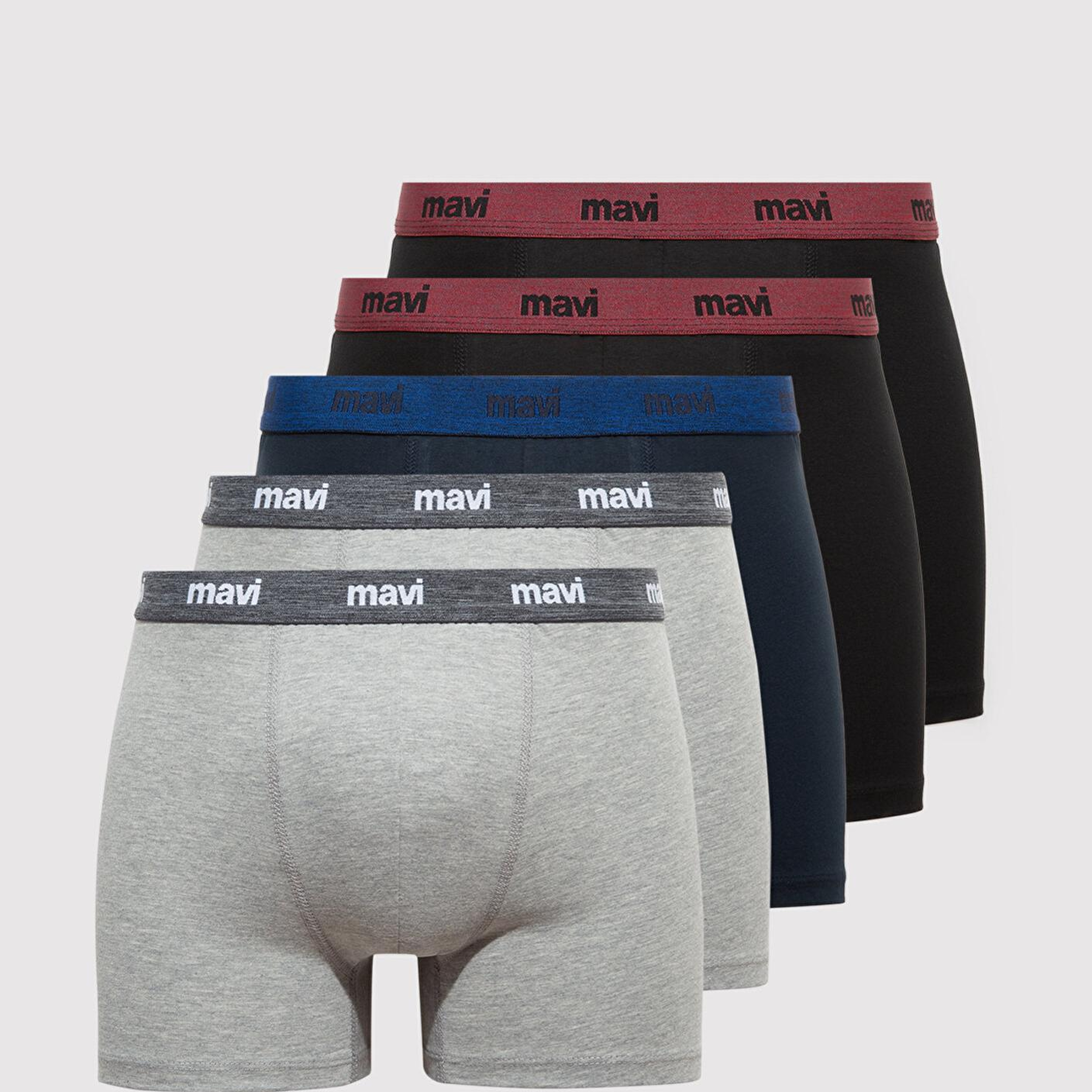 Mavi 5li Basic Boxer 0910618-900