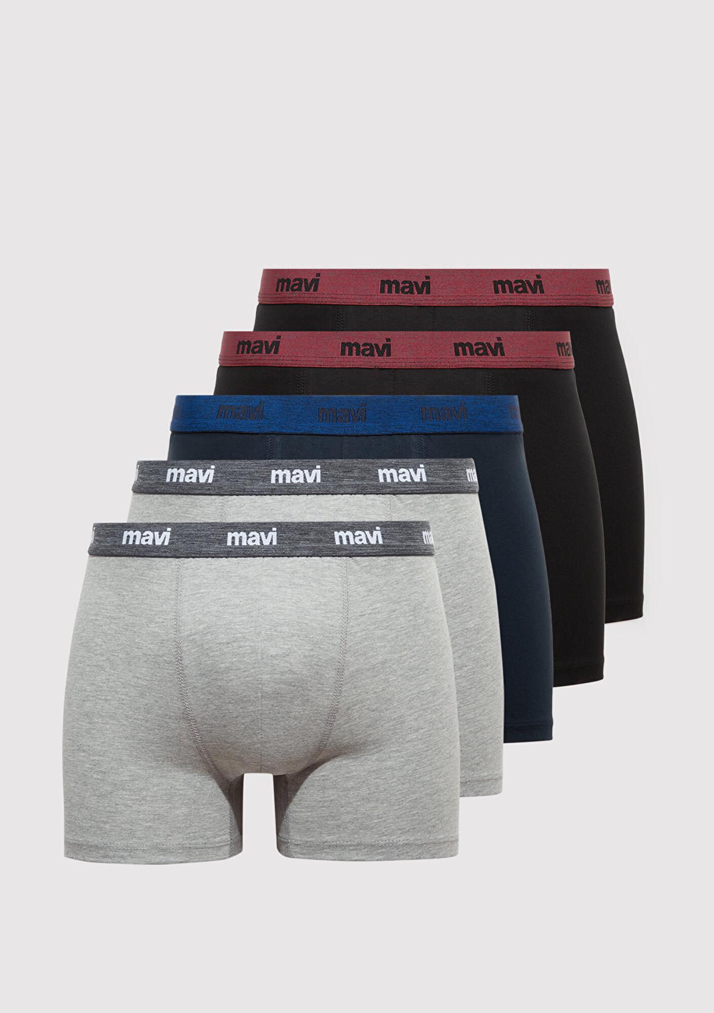 Mavi 5li Basic Boxer 0910618-900
