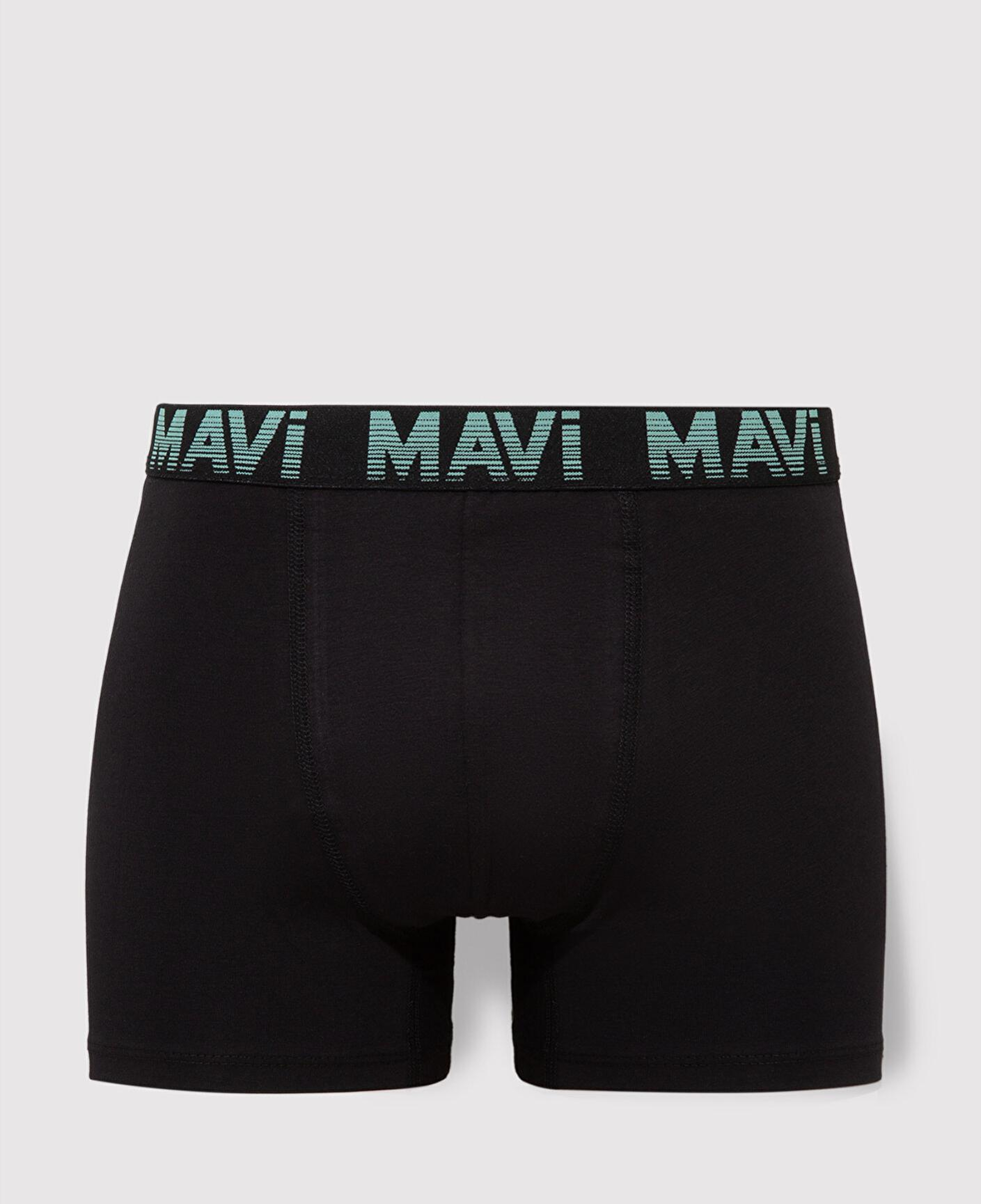Mavi 5li Siyah Basic Boxer 0910619-900