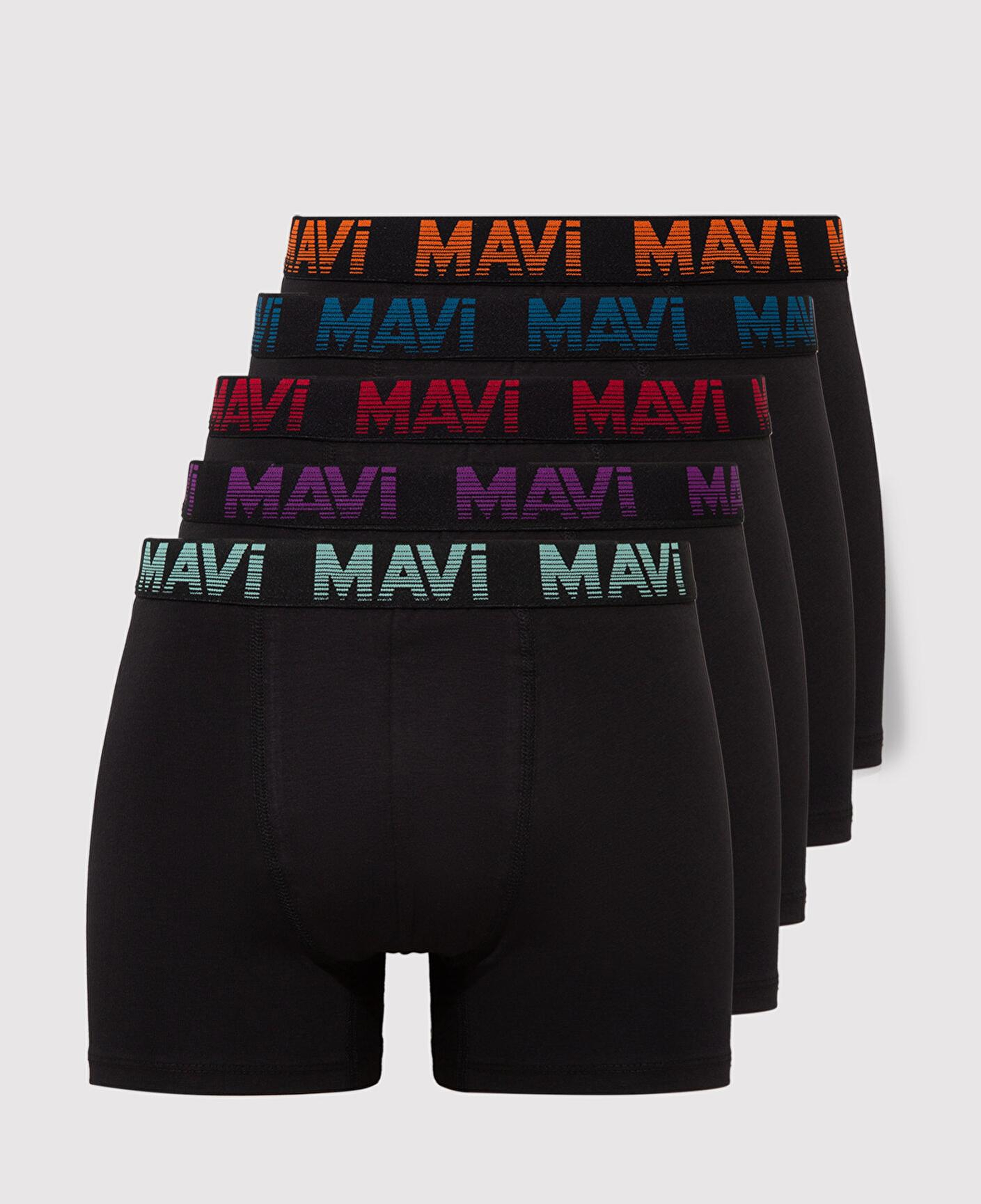 Mavi 5li Siyah Basic Boxer 0910619-900