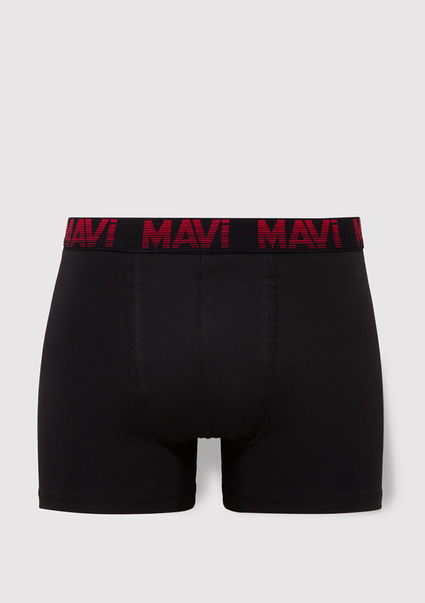 Mavi 5li Siyah Basic Boxer 0910619-900