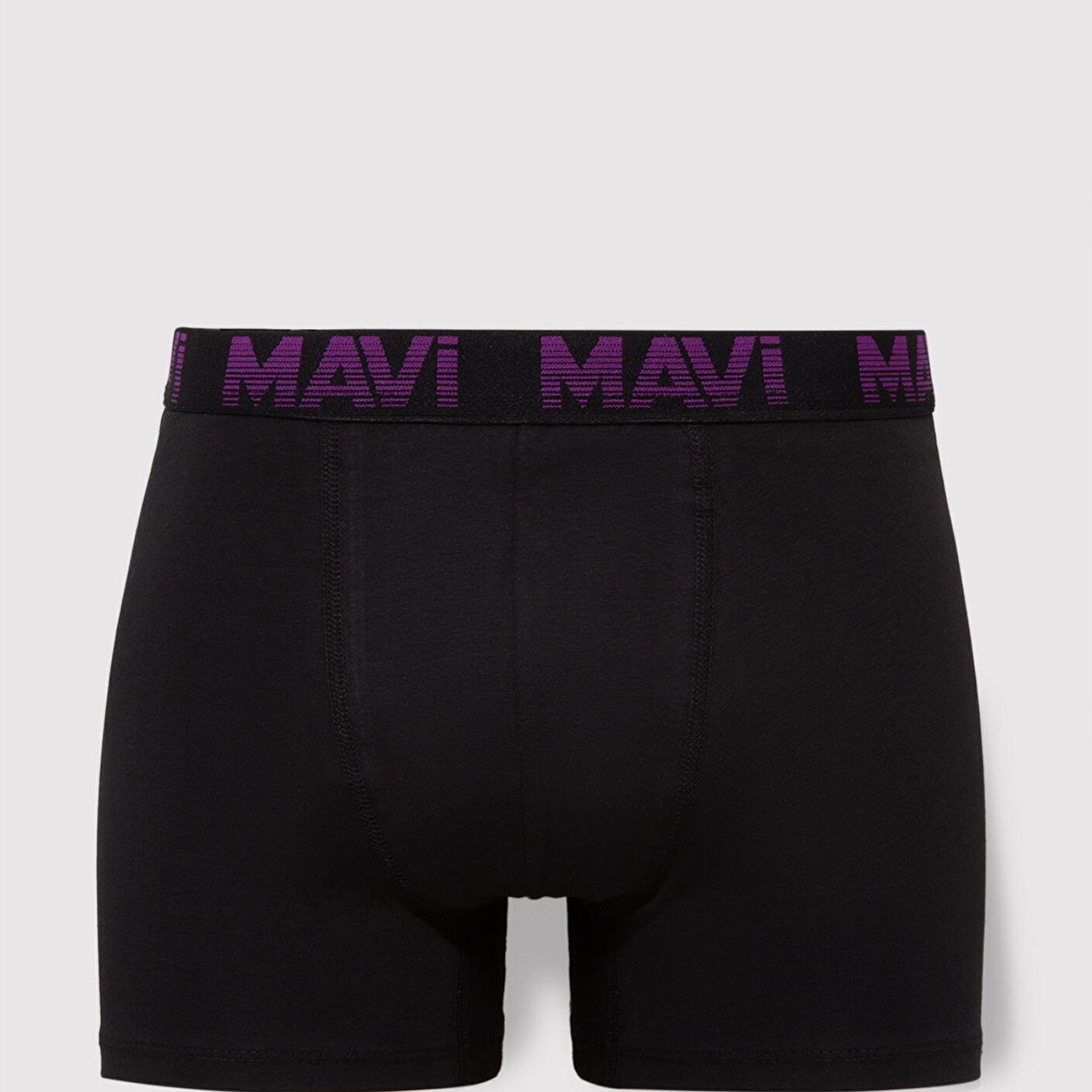 Mavi 5li Siyah Basic Boxer 0910619-900