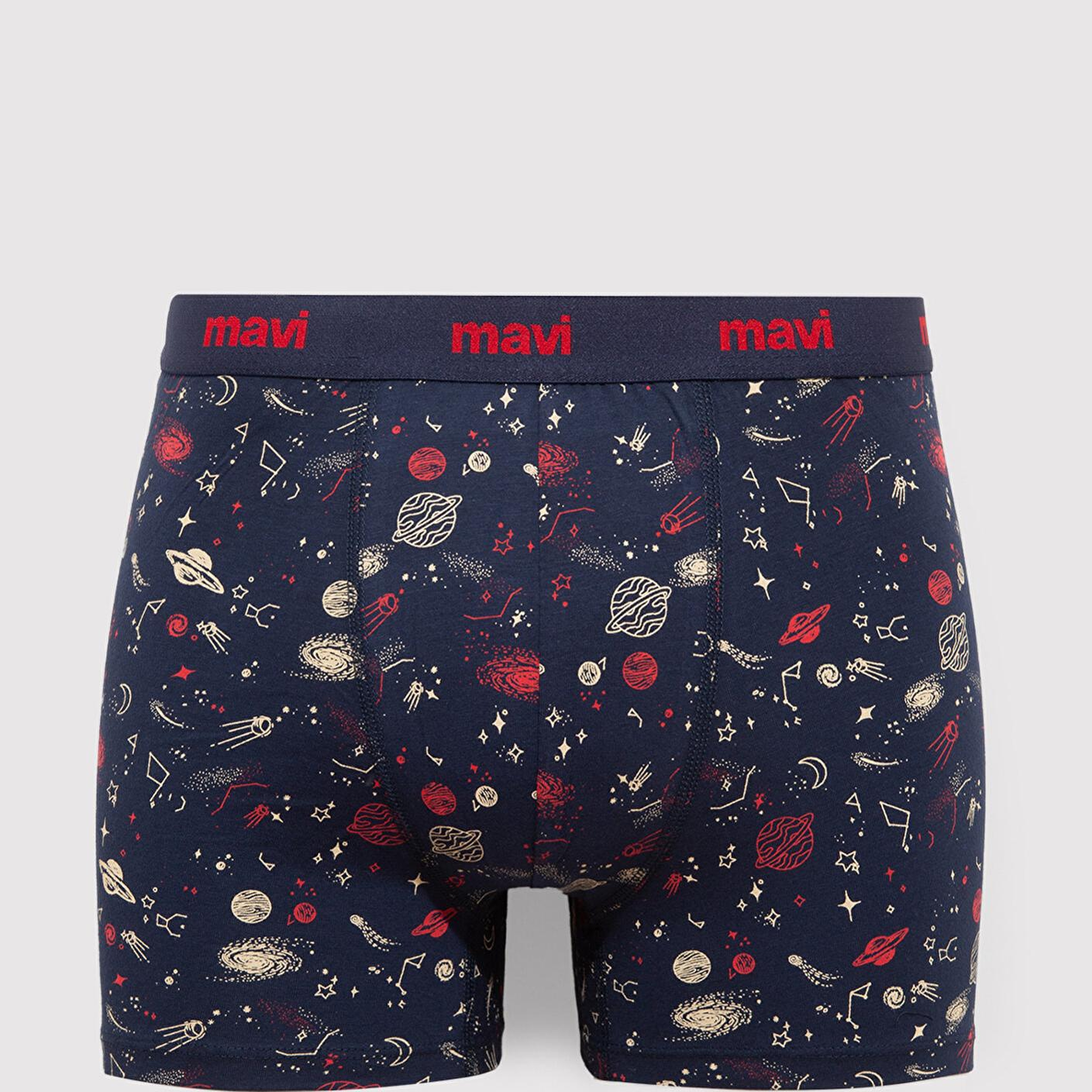 Mavi 3lü Lacivert Boxer 0910616-900