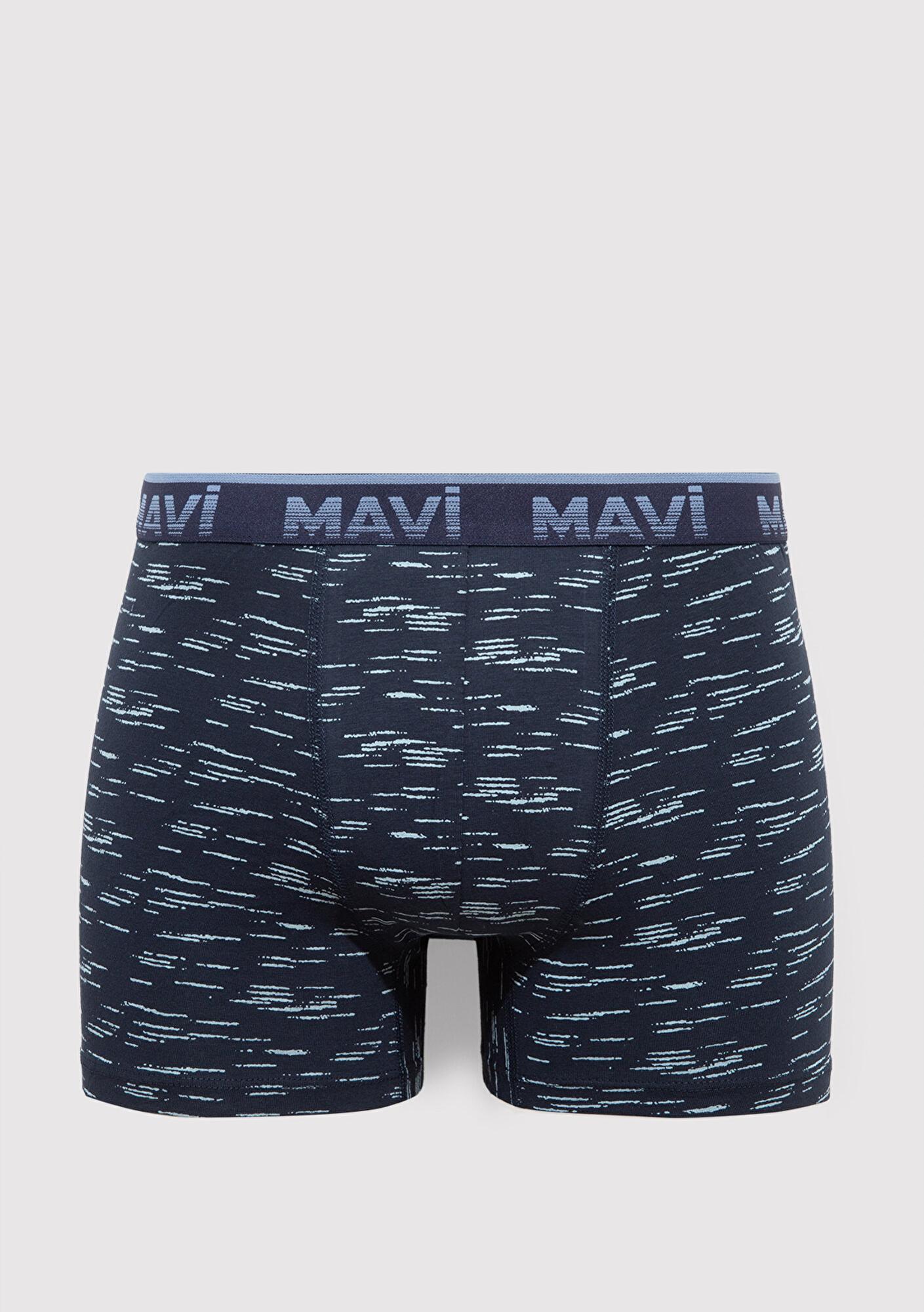 Mavi 3lü Lacivert Boxer 0910612-83097
