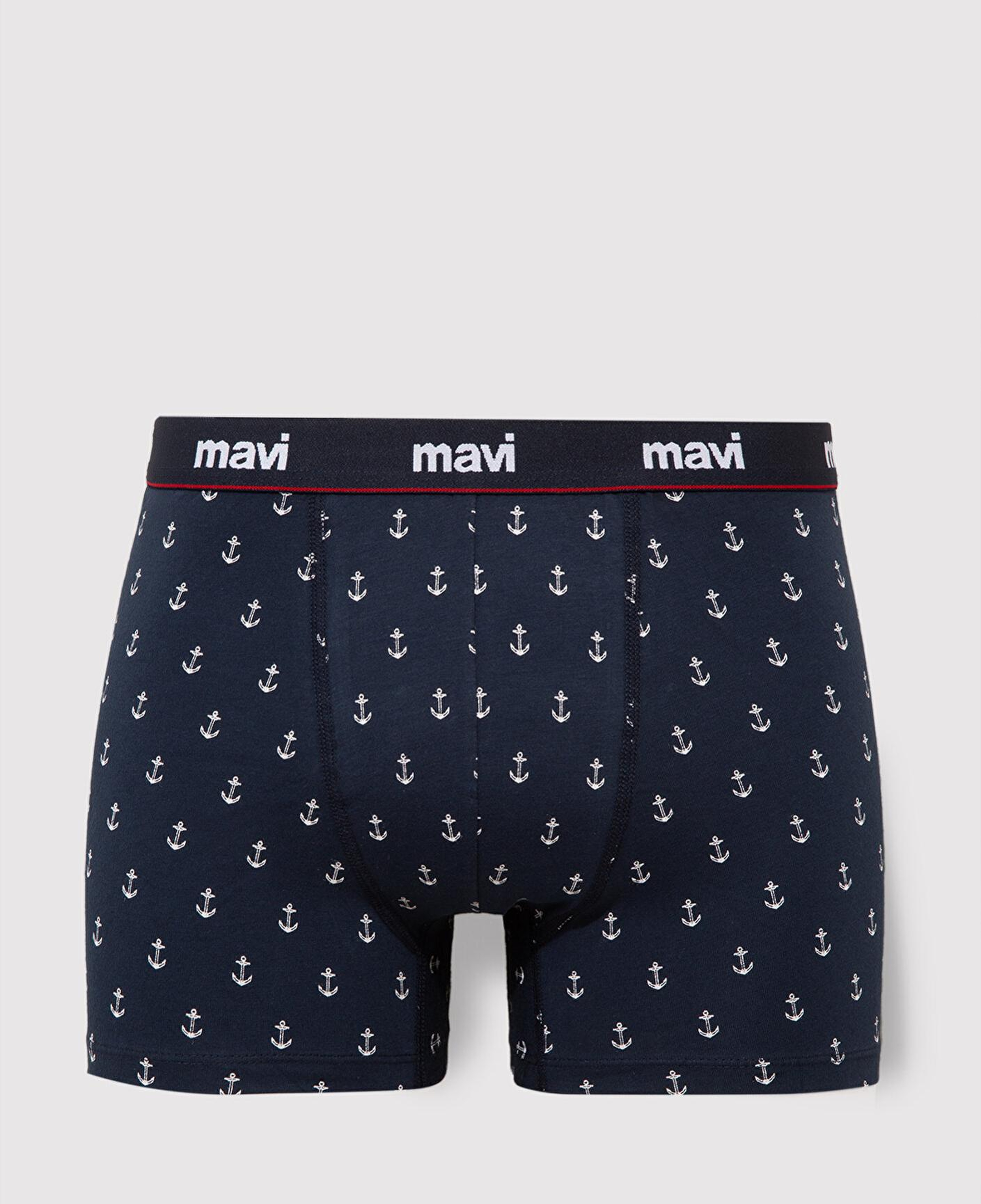 Mavi Baskılı Lacivert Boxer 0910735-30717