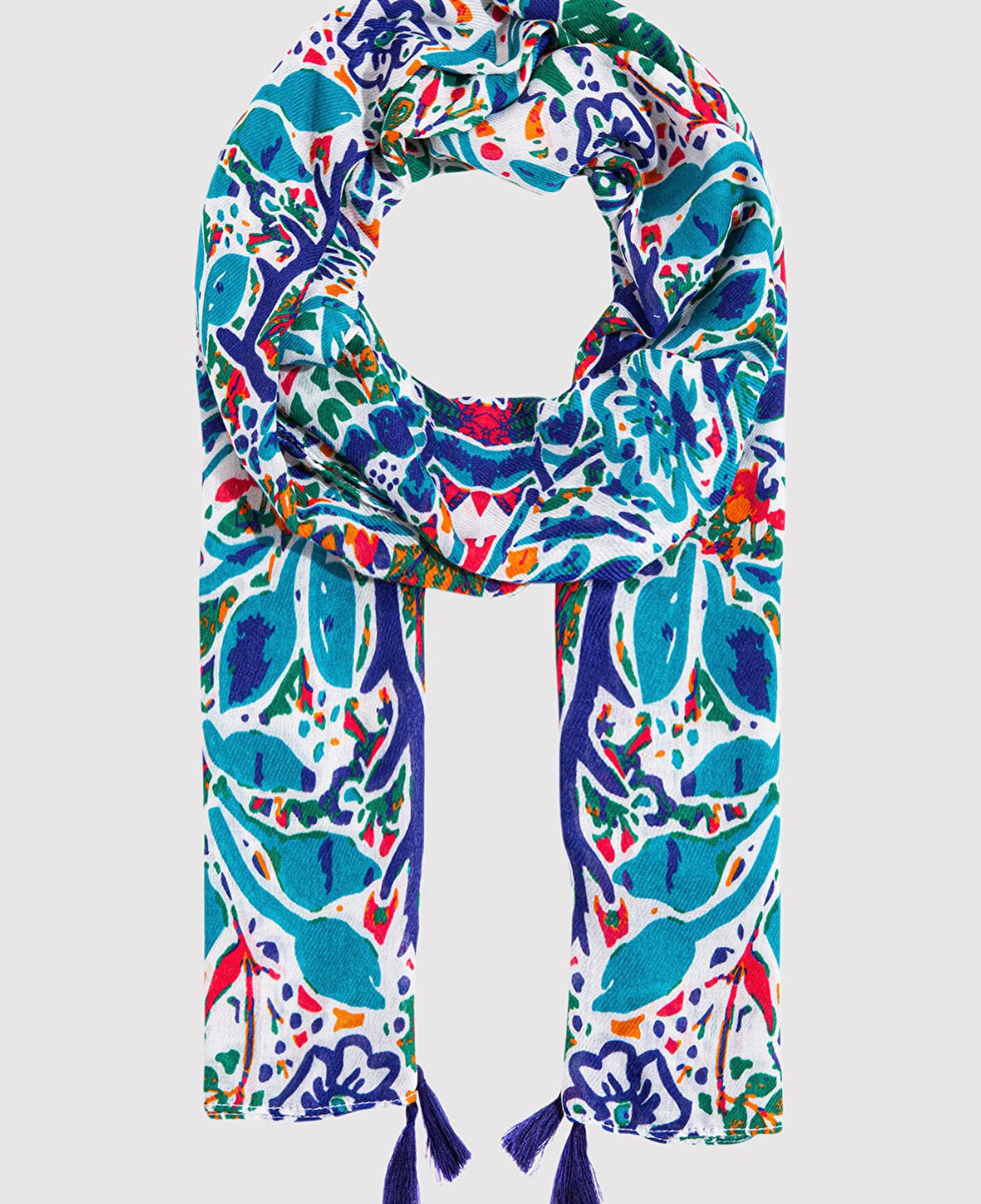 Mavi Baskılı Şal 1911130-82948