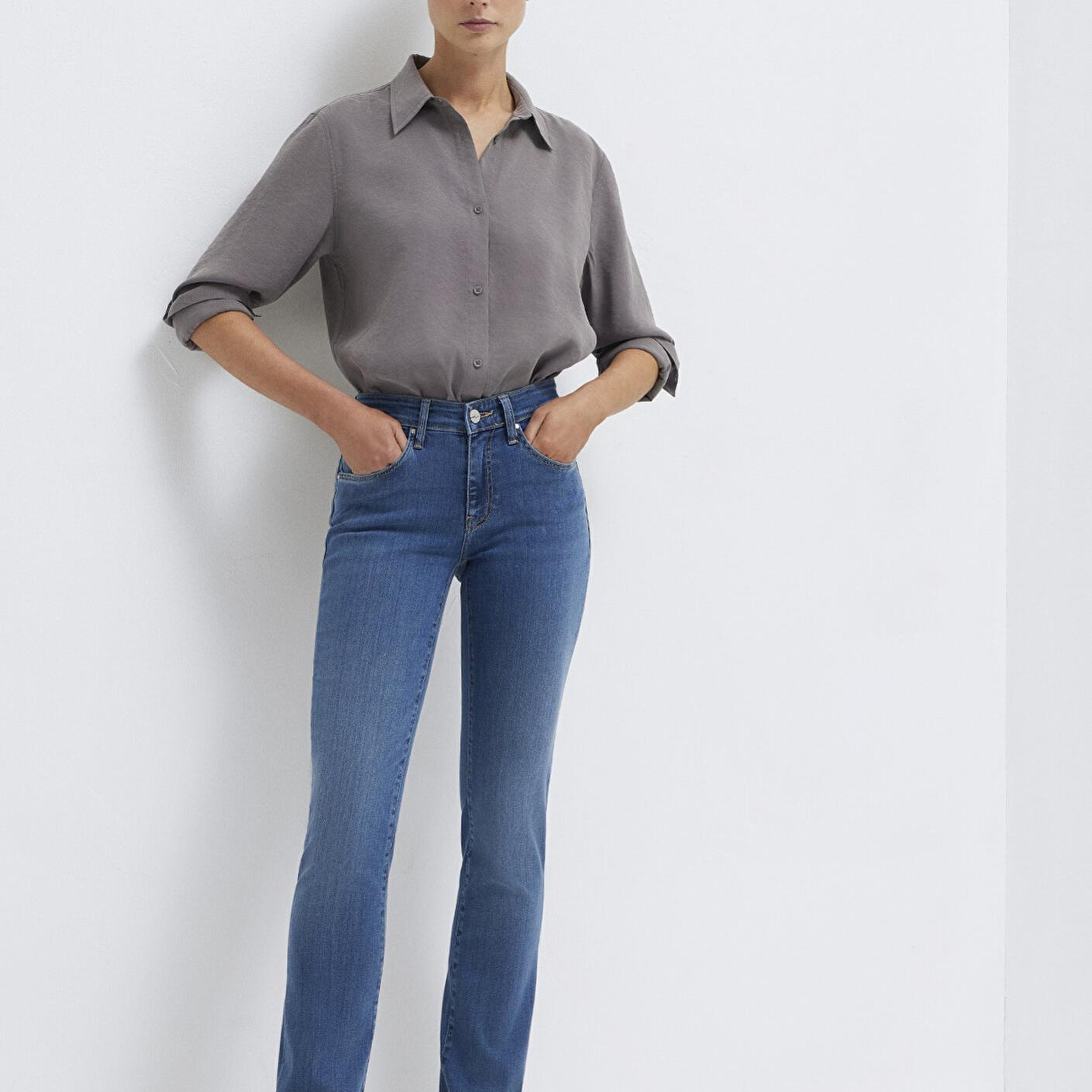 Mavi Mona Gold Klasik Gölgeli Indigo Mavisi Jean Pantolon 1049784195