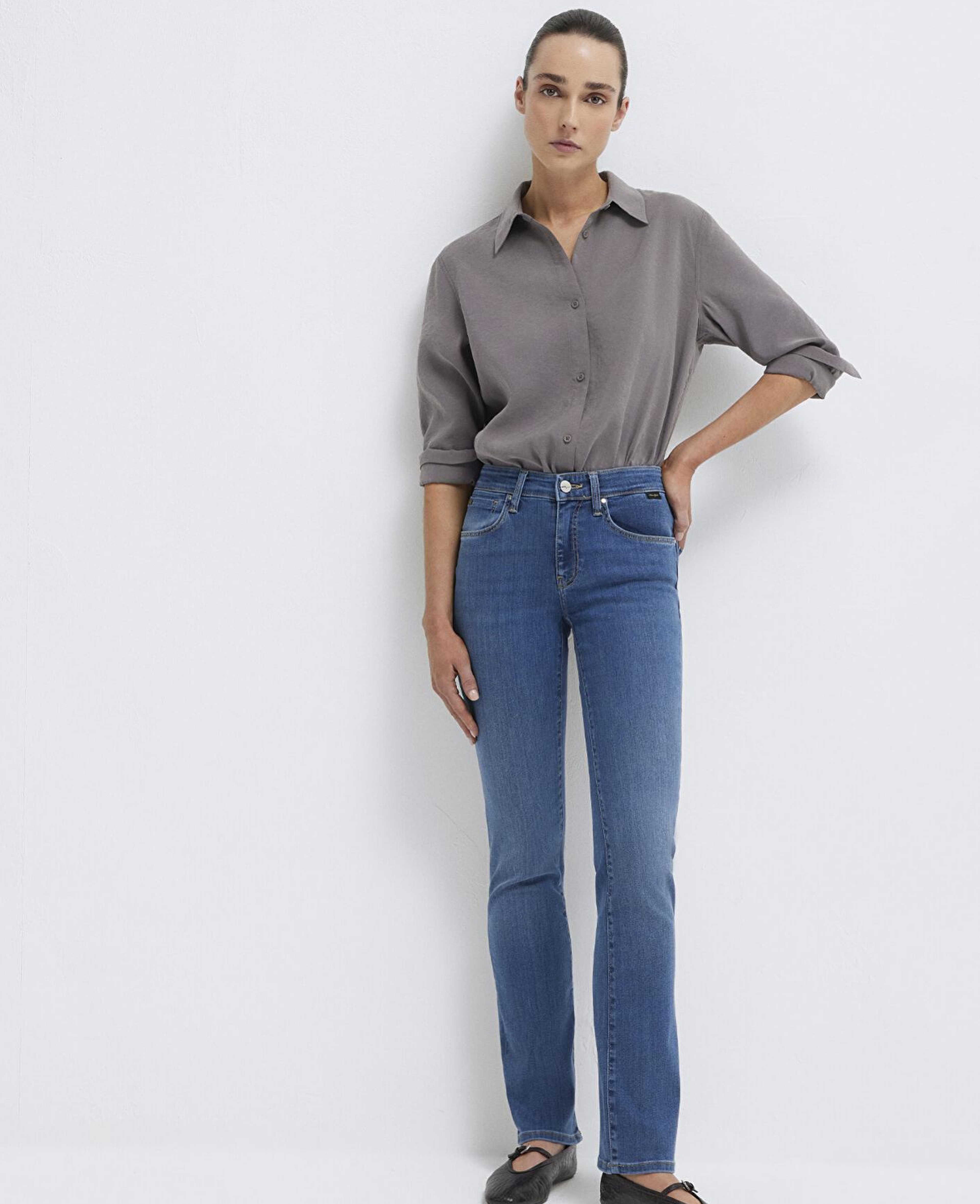 Mavi Mona Gold Klasik Gölgeli Indigo Mavisi Jean Pantolon 1049784195