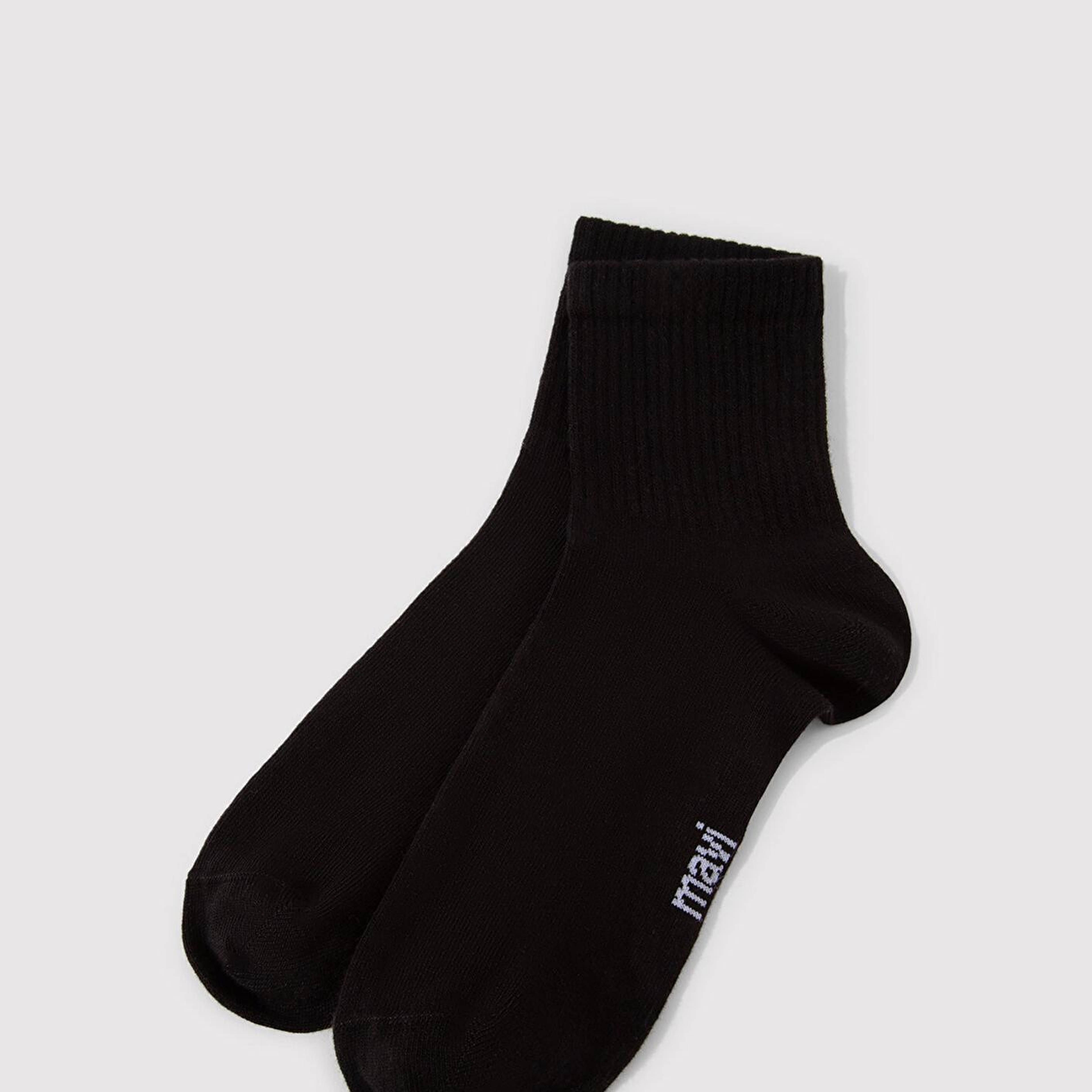 Mavi Siyah Soket Çorap 092625-900