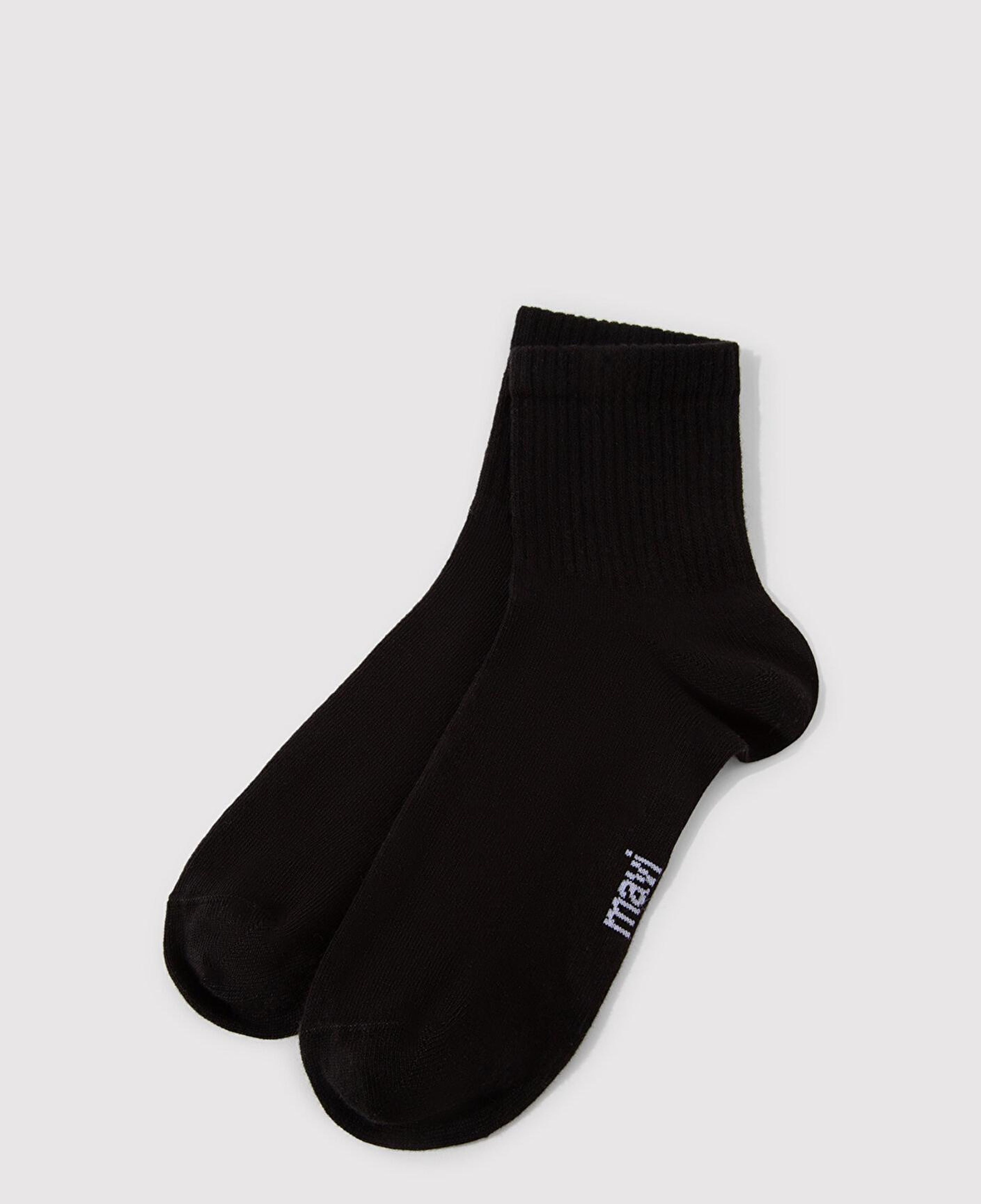 Mavi Siyah Soket Çorap 092625-900