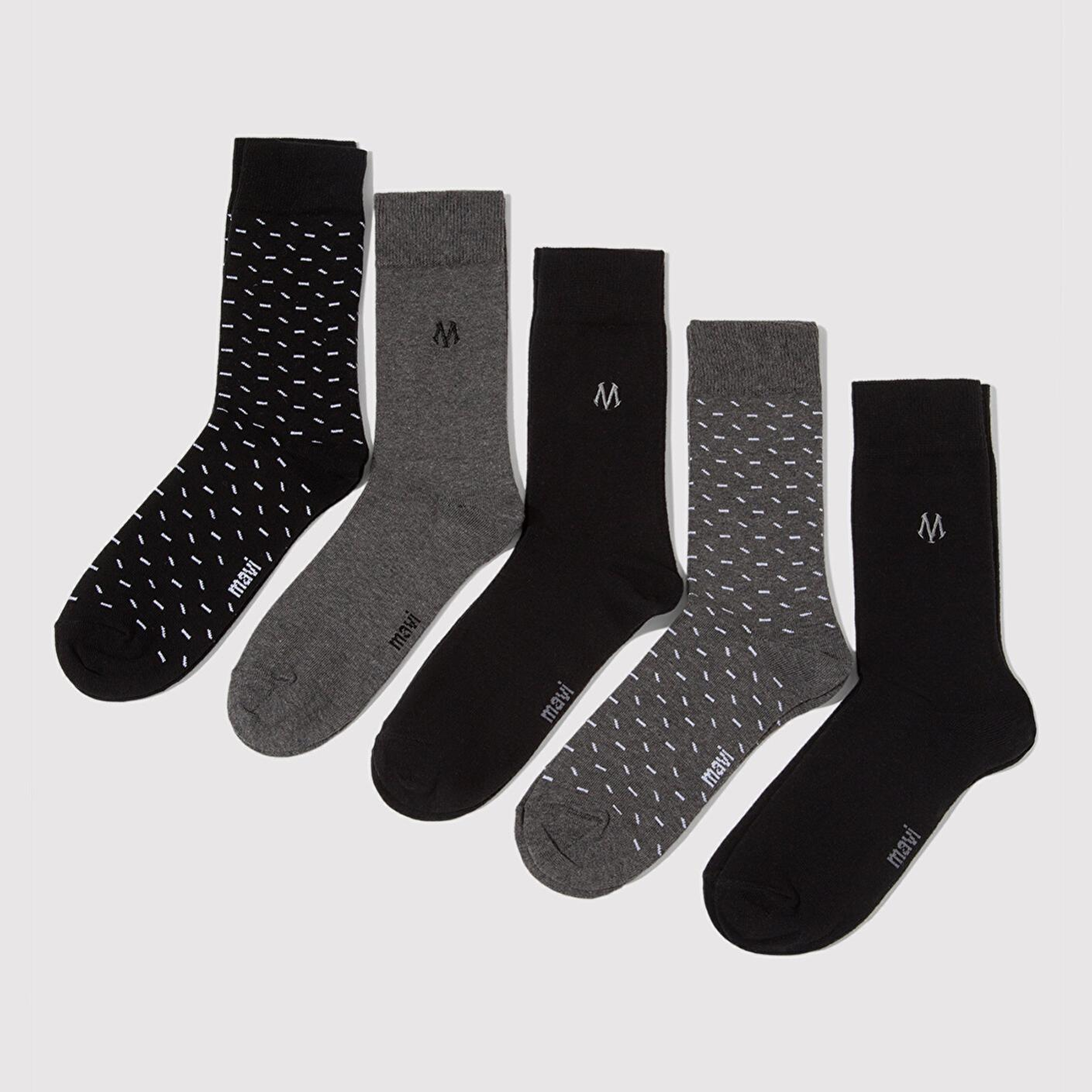 Mavi 5li Soket Çorap 0911231-900