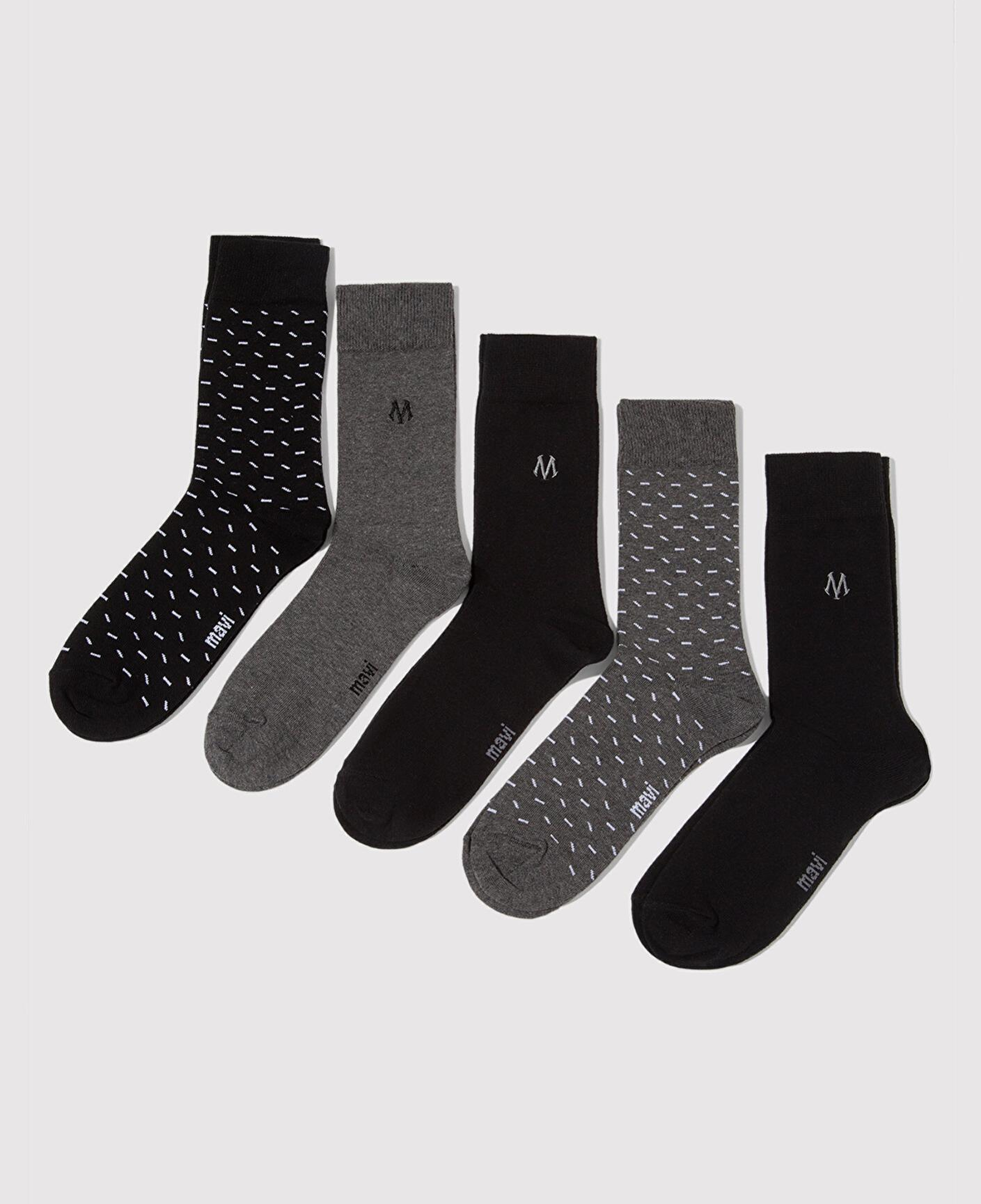 Mavi 5li Soket Çorap 0911231-900