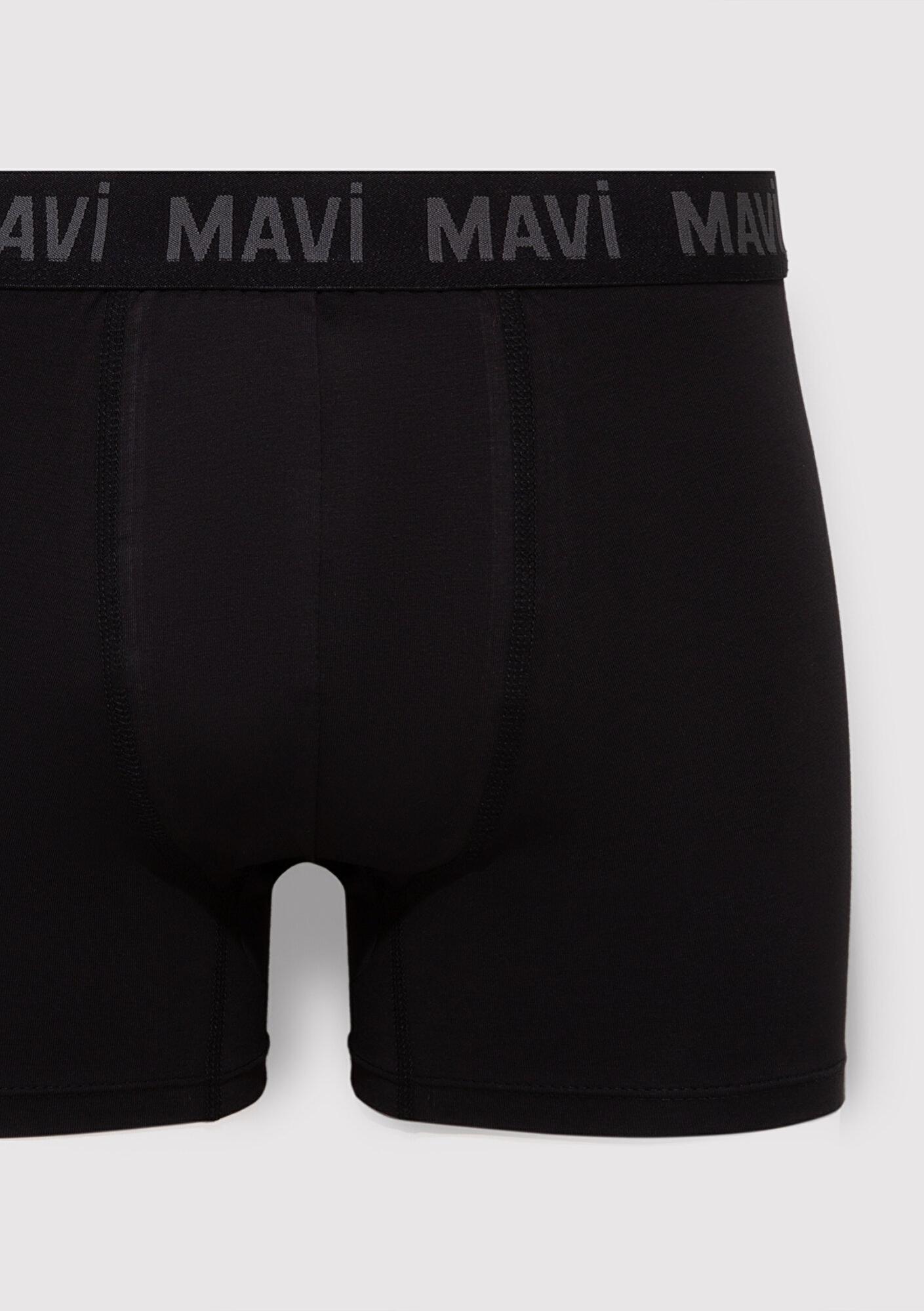 Mavi 5li Siyah Basic Boxer 0911238-900