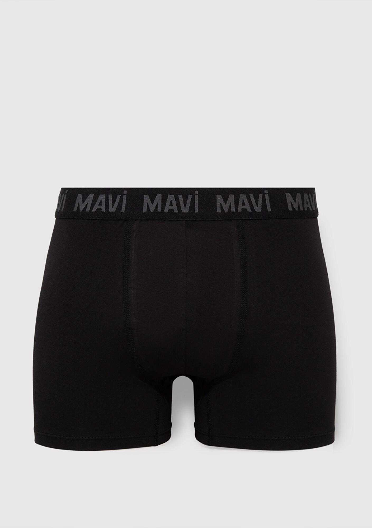 Mavi 5li Siyah Basic Boxer 0911238-900