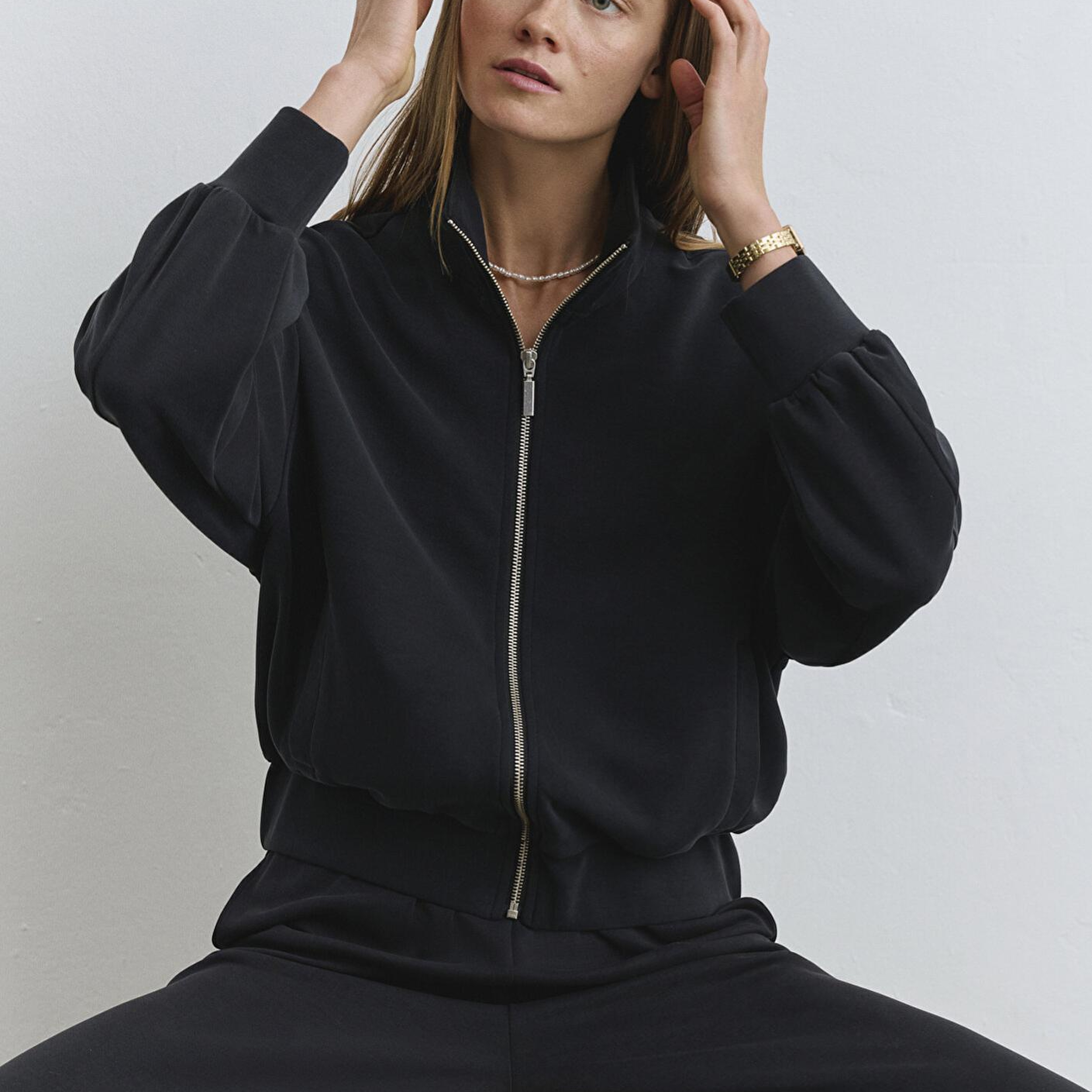 Mavi Sporty Lux Siyah (TENCEL™) Modal Sweatshirt 1S10059-900