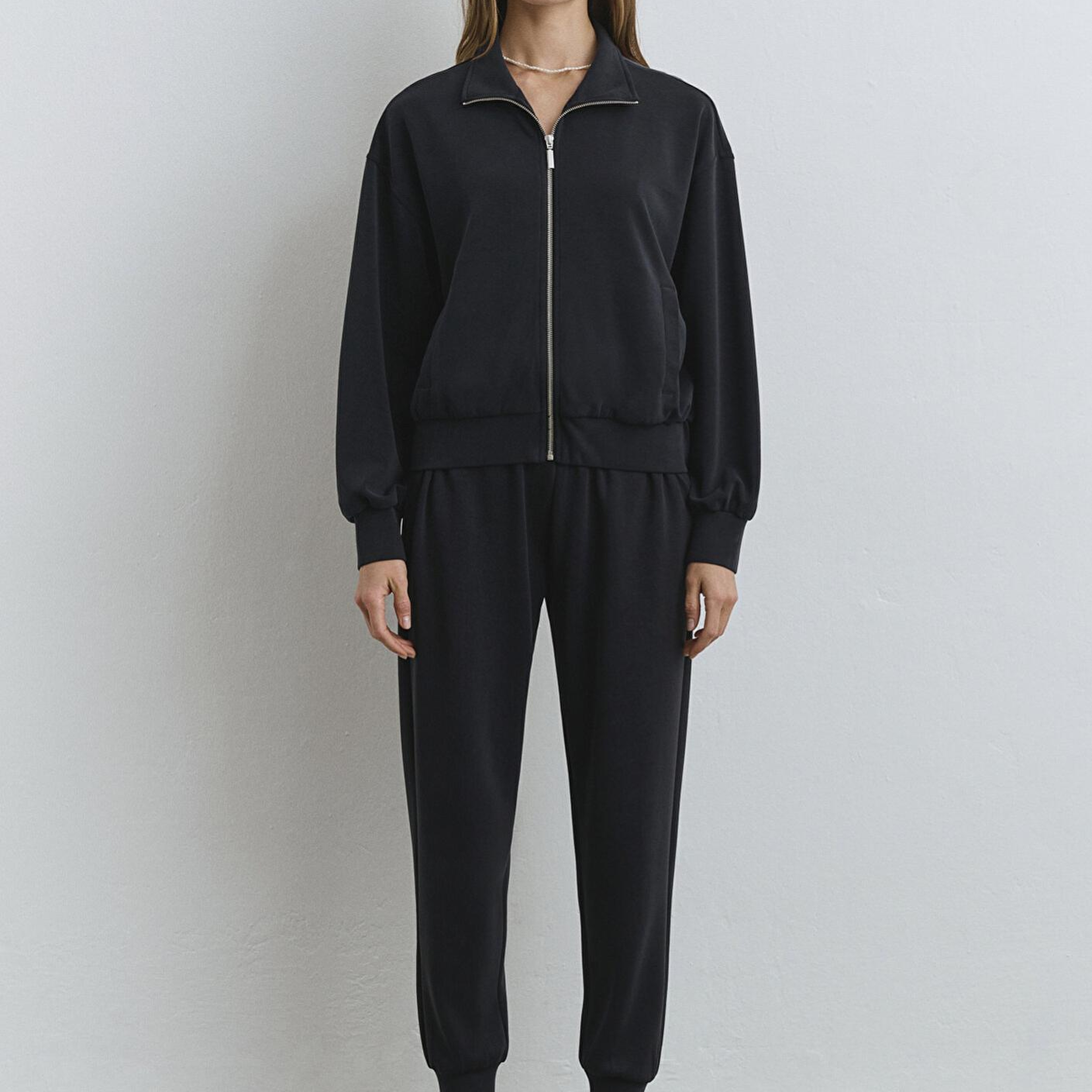 Mavi Sporty Lux Siyah (TENCEL™) Modal Sweatshirt 1S10059-900