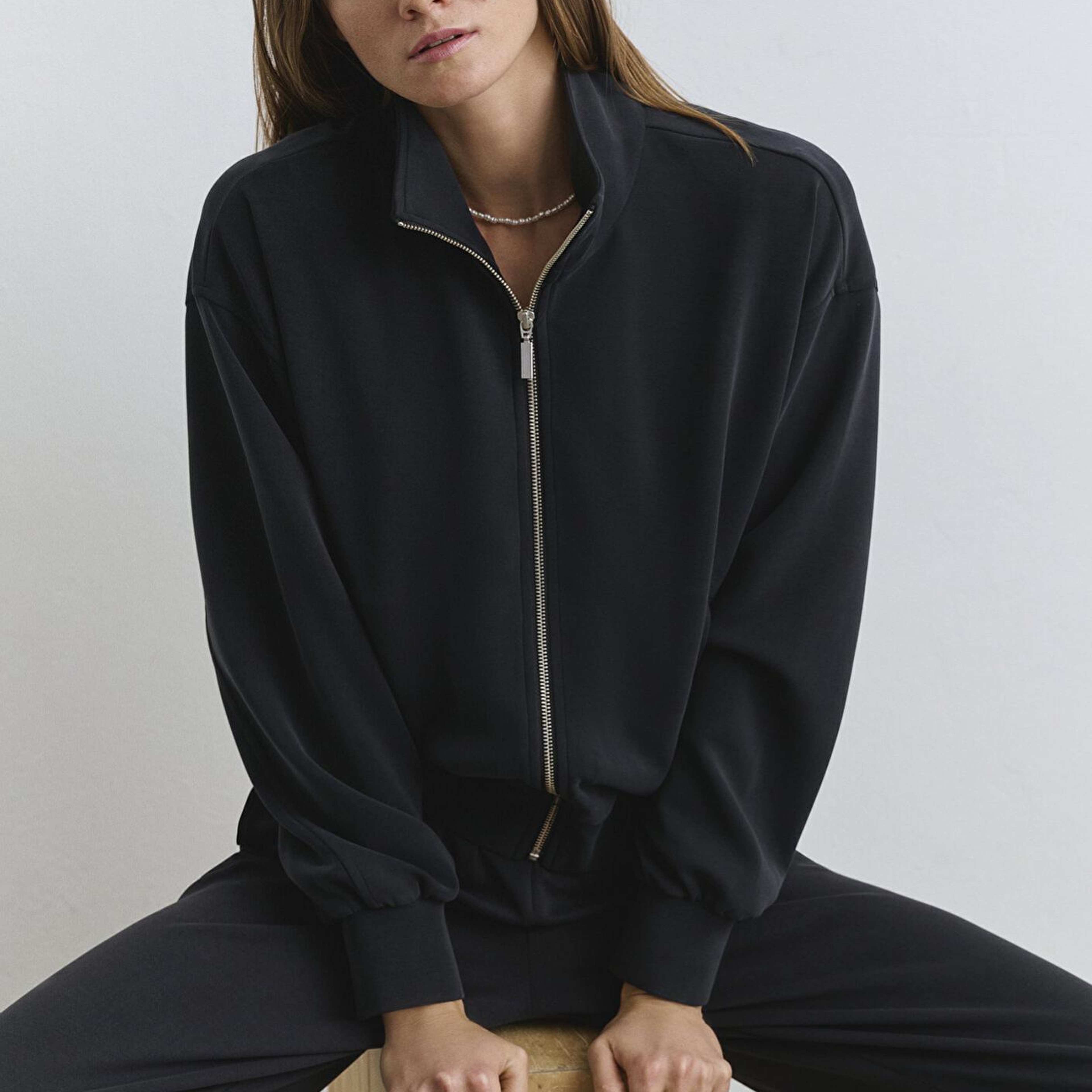 Mavi Sporty Lux Siyah (TENCEL™) Modal Sweatshirt 1S10059-900