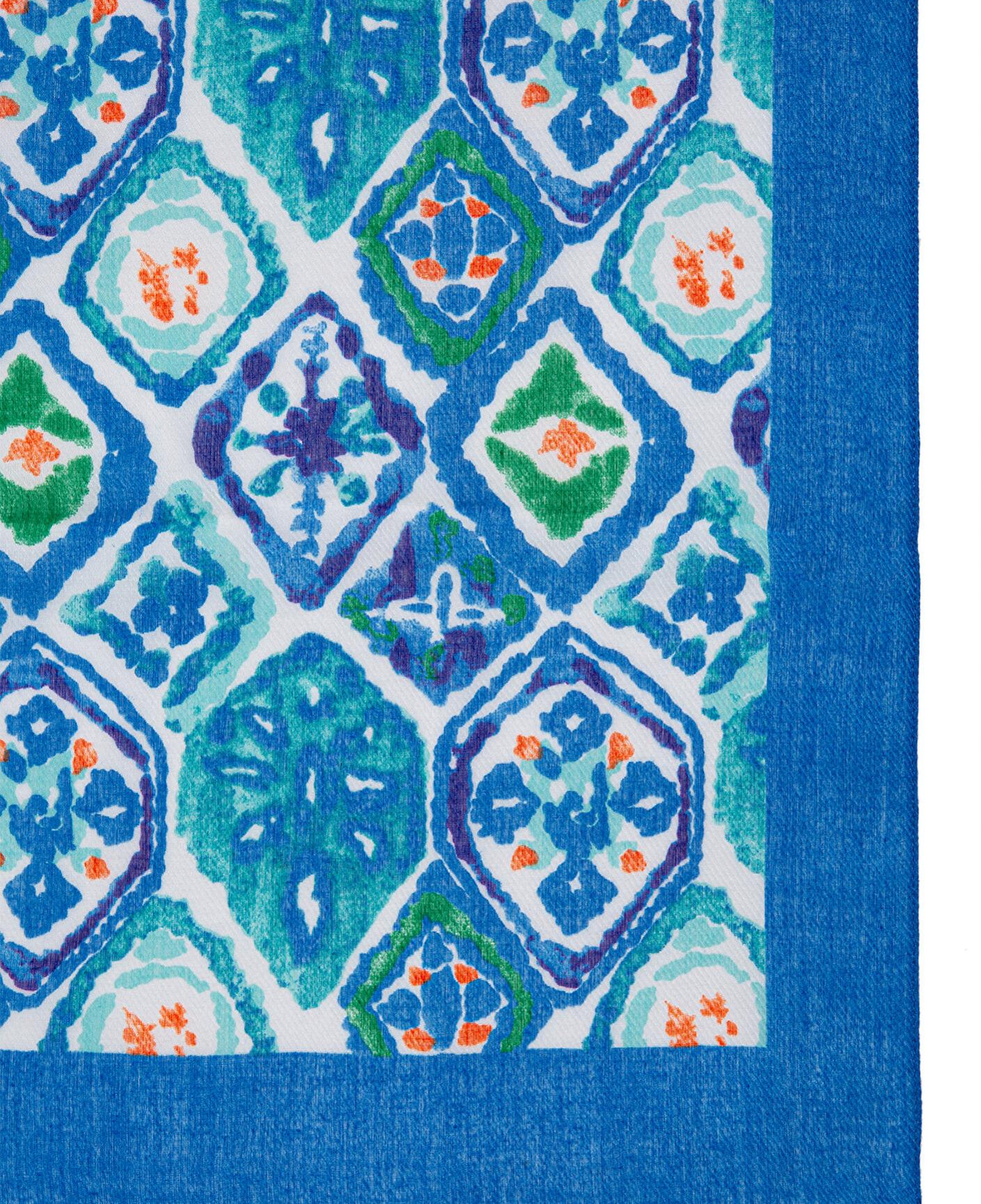 Mavi Baskılı Mavi Şal 1912210-70869