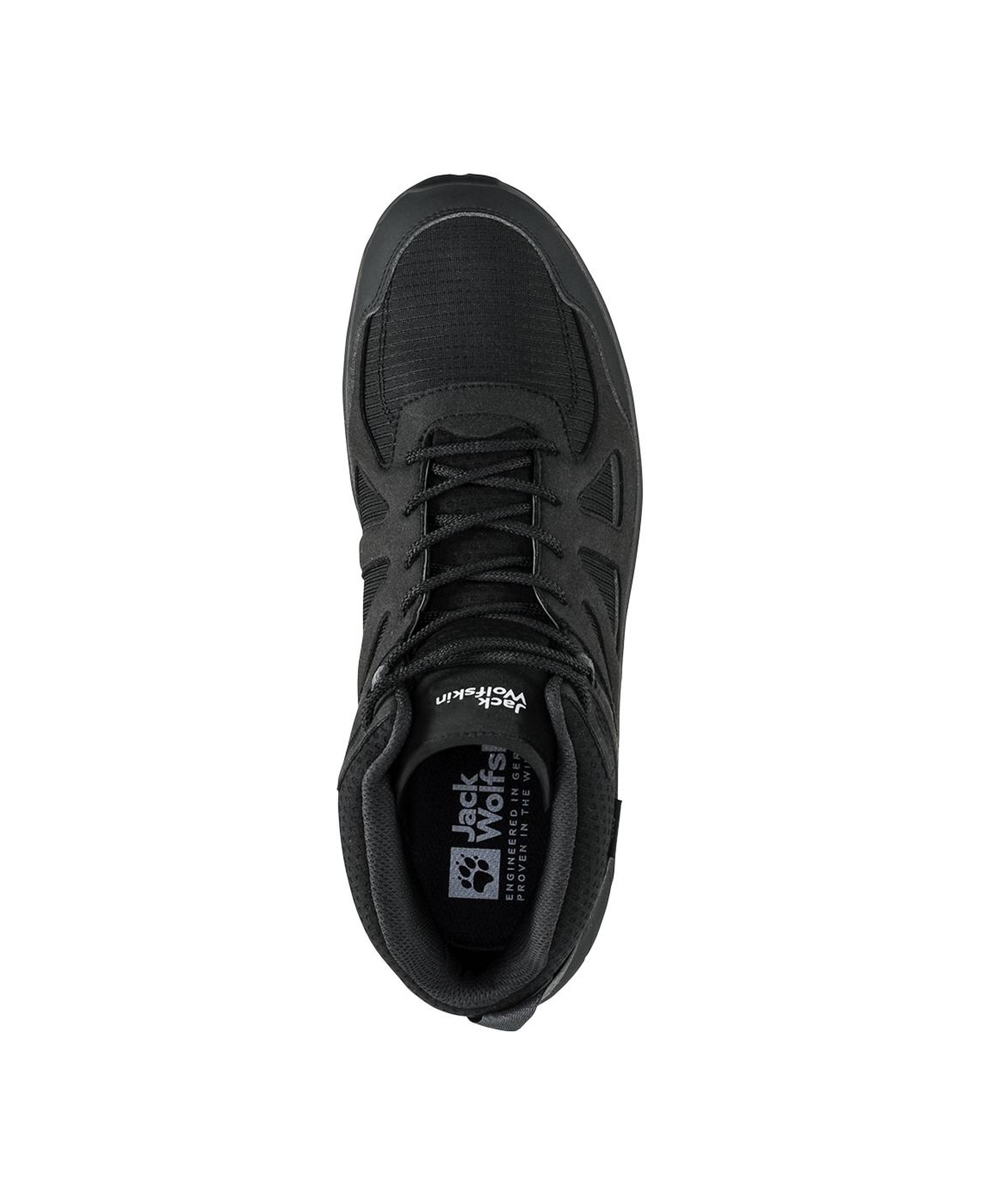 Jack Wolfskin Woodland 2 Texapore Mid Erkek Siyah Bot