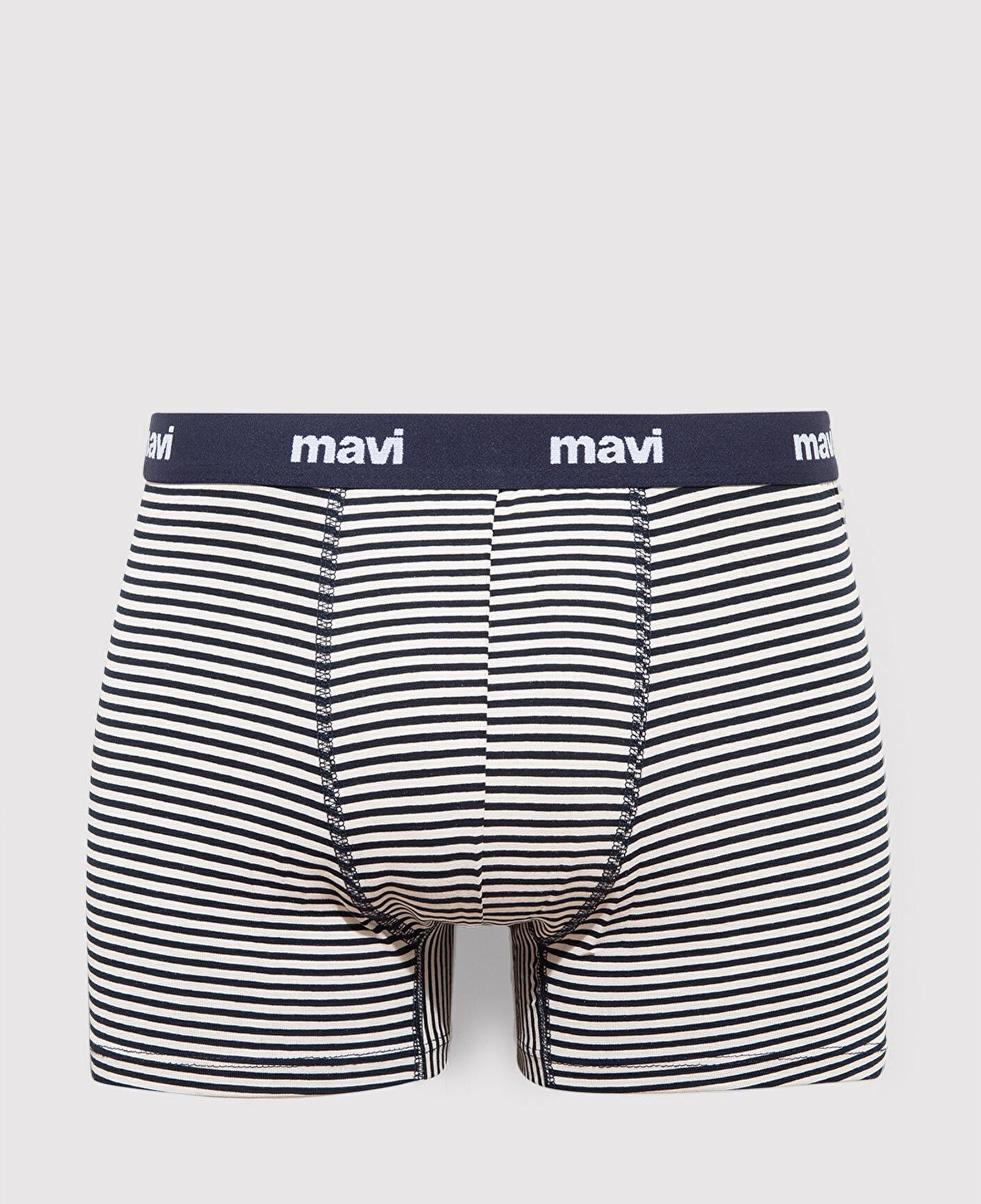 Mavi 3lü Baskılı Lacivert Boxer  0911505-70490