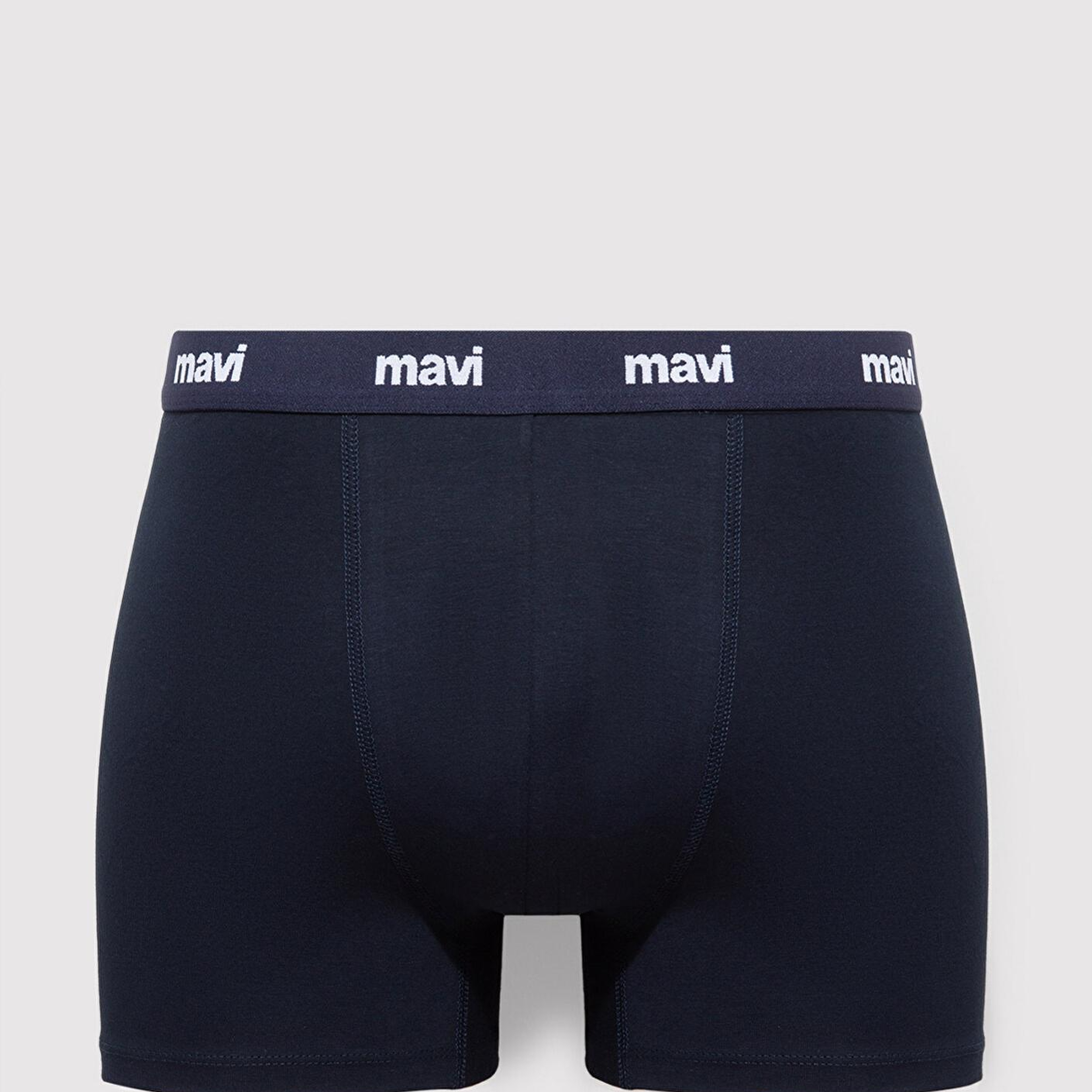 Mavi 3lü Baskılı Lacivert Boxer  0911505-70490